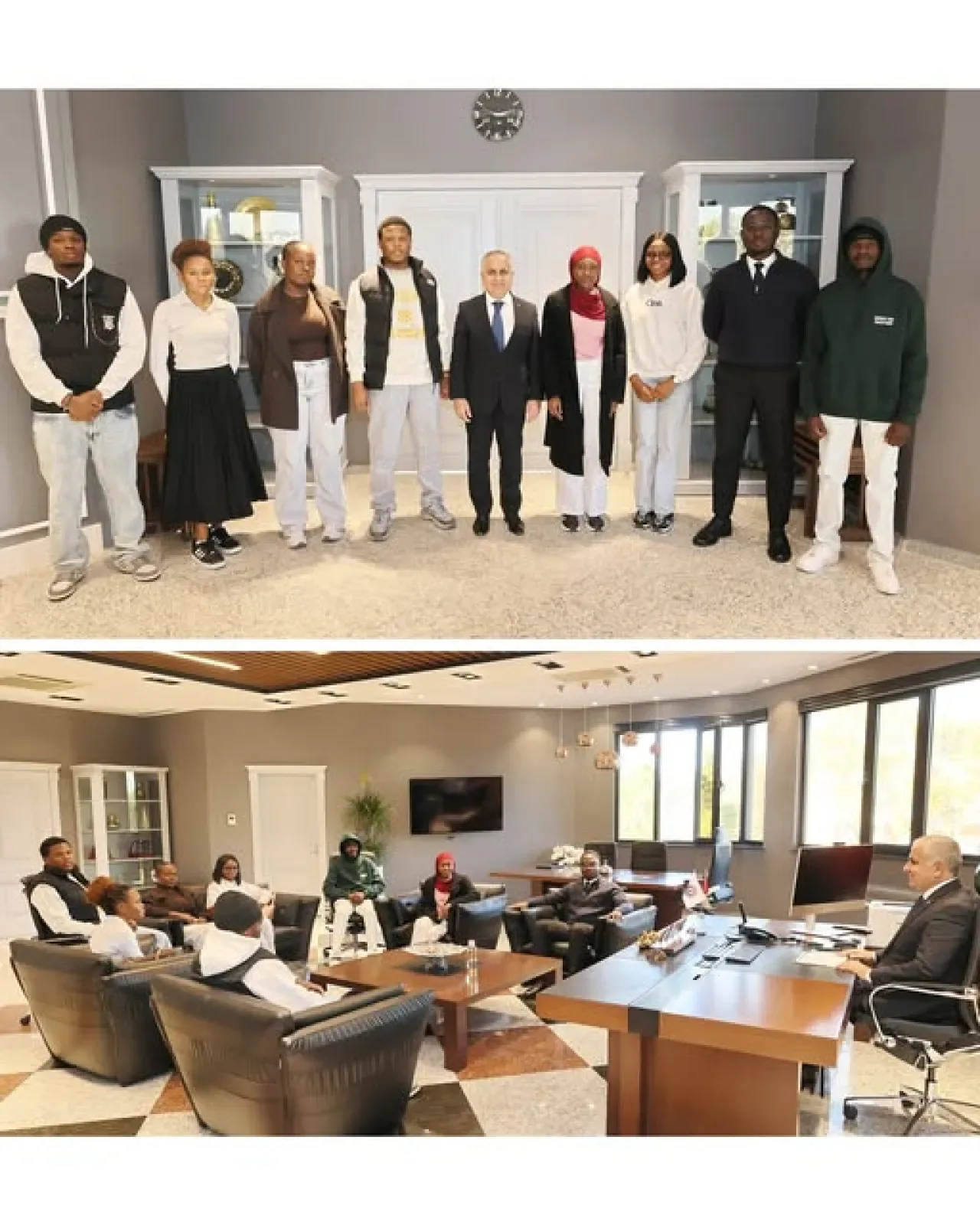 Gaziantep Üniversitesi Rektörü Kamerunlu Öğrenciler ile Buluştu Gaziantep Üniversitesi Rektörü Kamerunlu Öğrenciler ile Buluştu