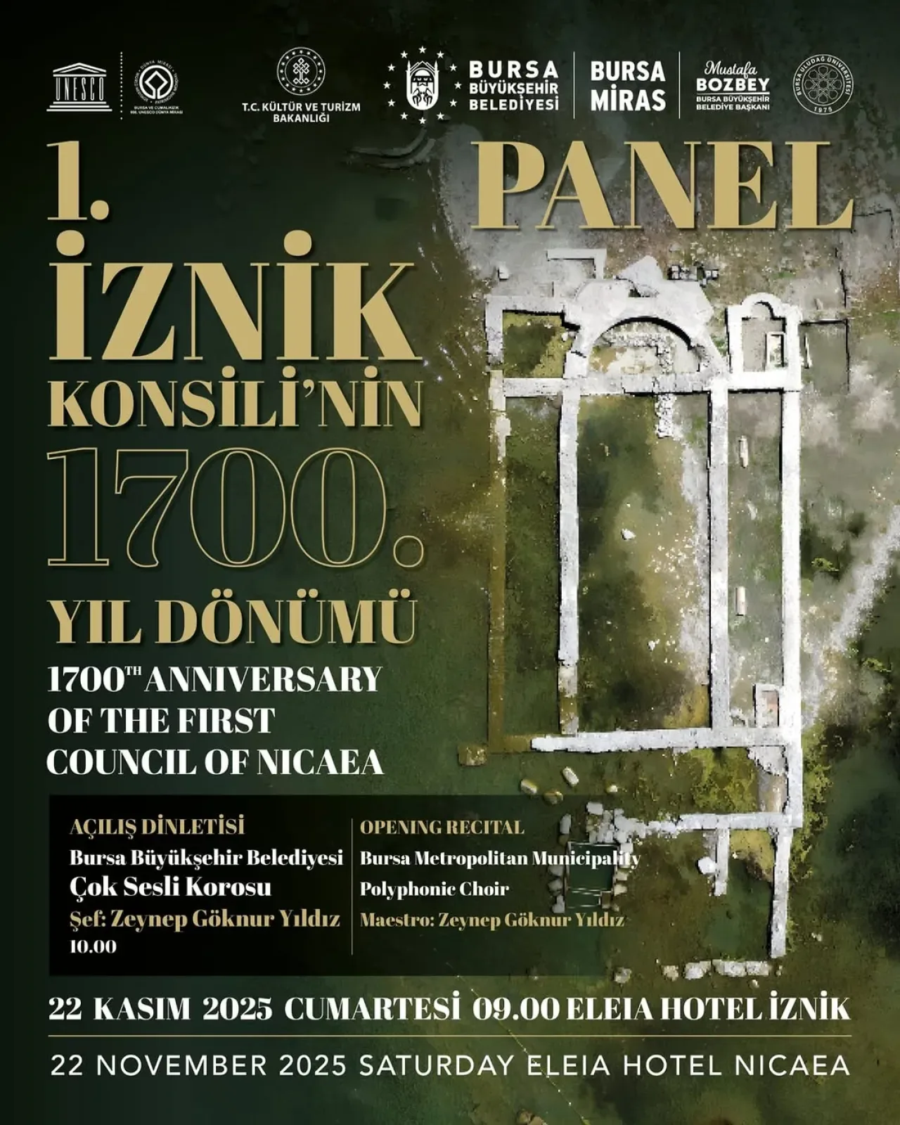 İznik Konsili'nin 1700. Yıldönümü Uludağ Üniversitesi'nde Düzenlenecek Panel ile Anılacak İznik Konsili'nin 1700. Yıldönümü Uludağ Üniversitesi'nde Düzenlenecek Panel ile Anılacak