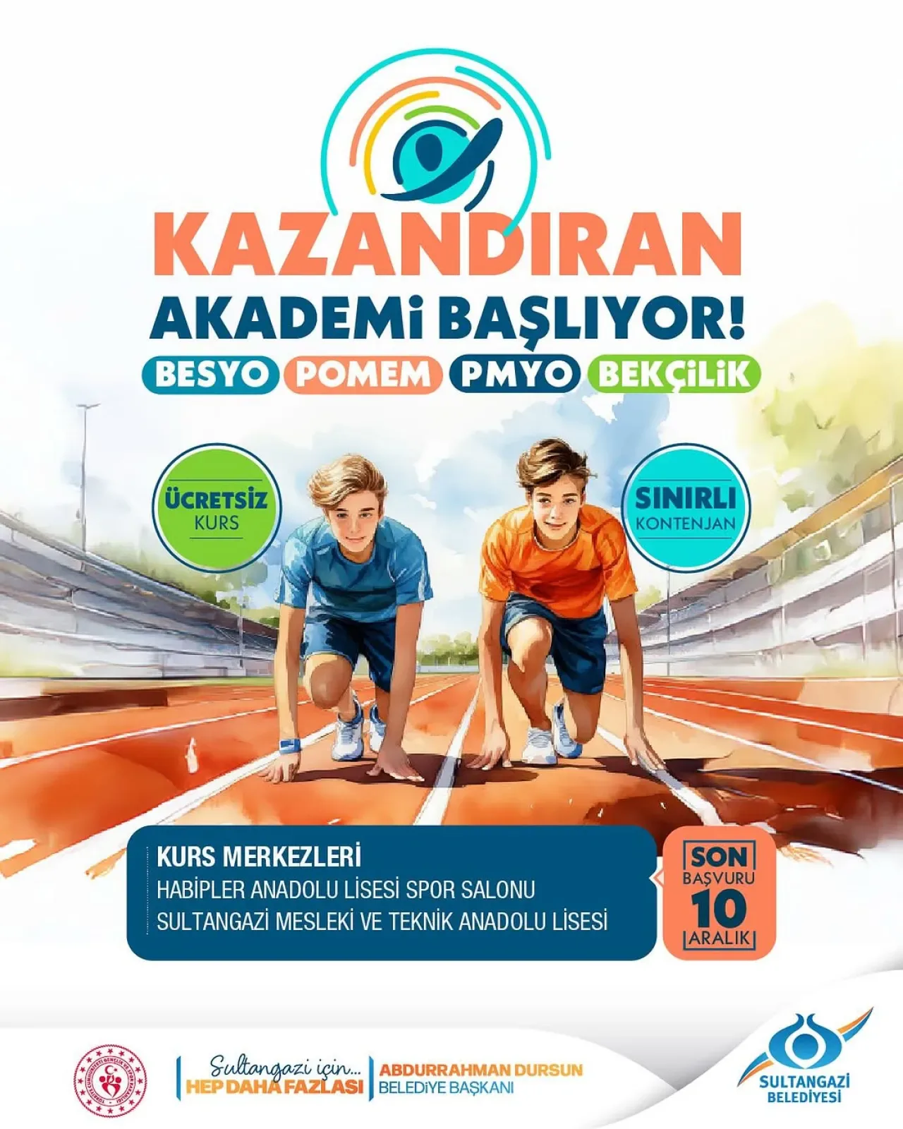 Sultangazi Belediyesi'nden Ücretsiz Sınav Hazırlık Kursları Sultangazi Belediyesi'nden Ücretsiz Sınav Hazırlık Kursları