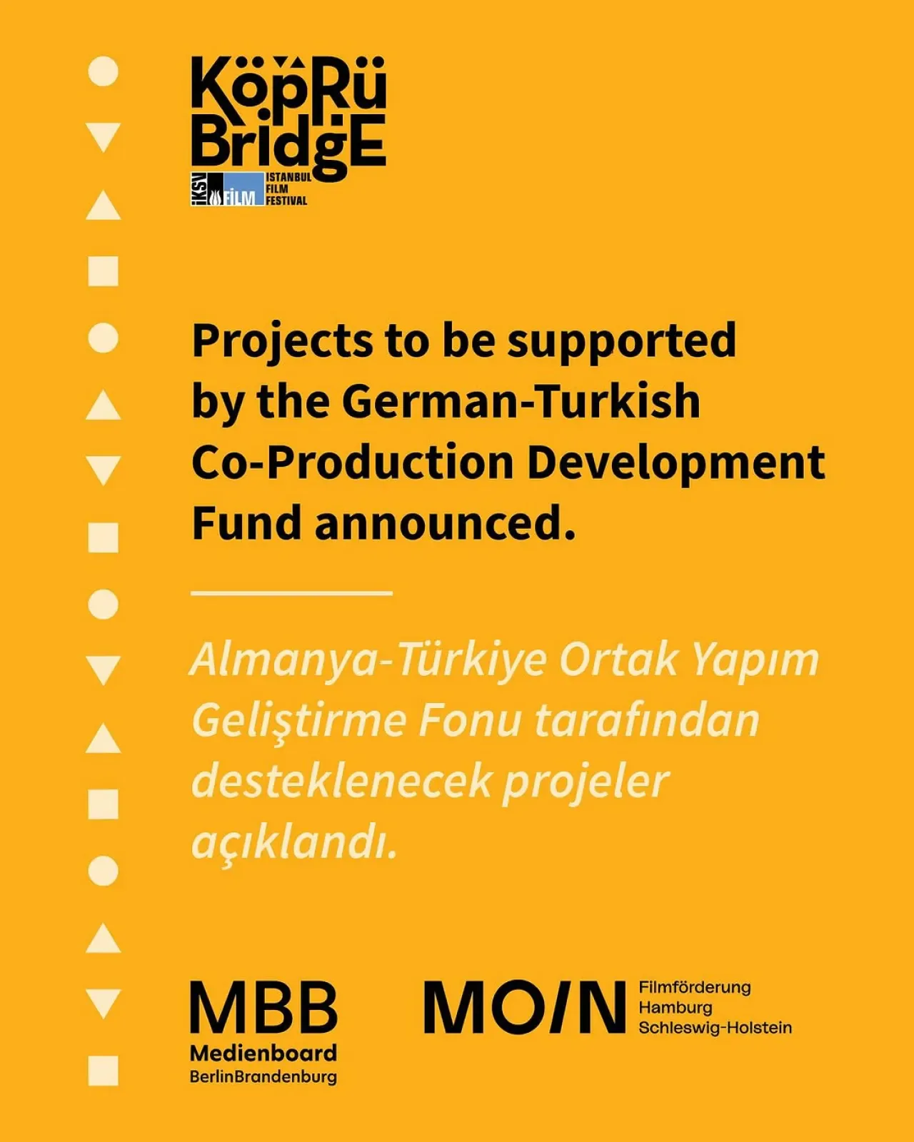 Almanya-Türkiye Ortak Yapım Geliştirme Fonu 2025'te 10 Projeye Destek Verecek Almanya-Türkiye Ortak Yapım Geliştirme Fonu 2025'te 10 Projeye Destek Verecek