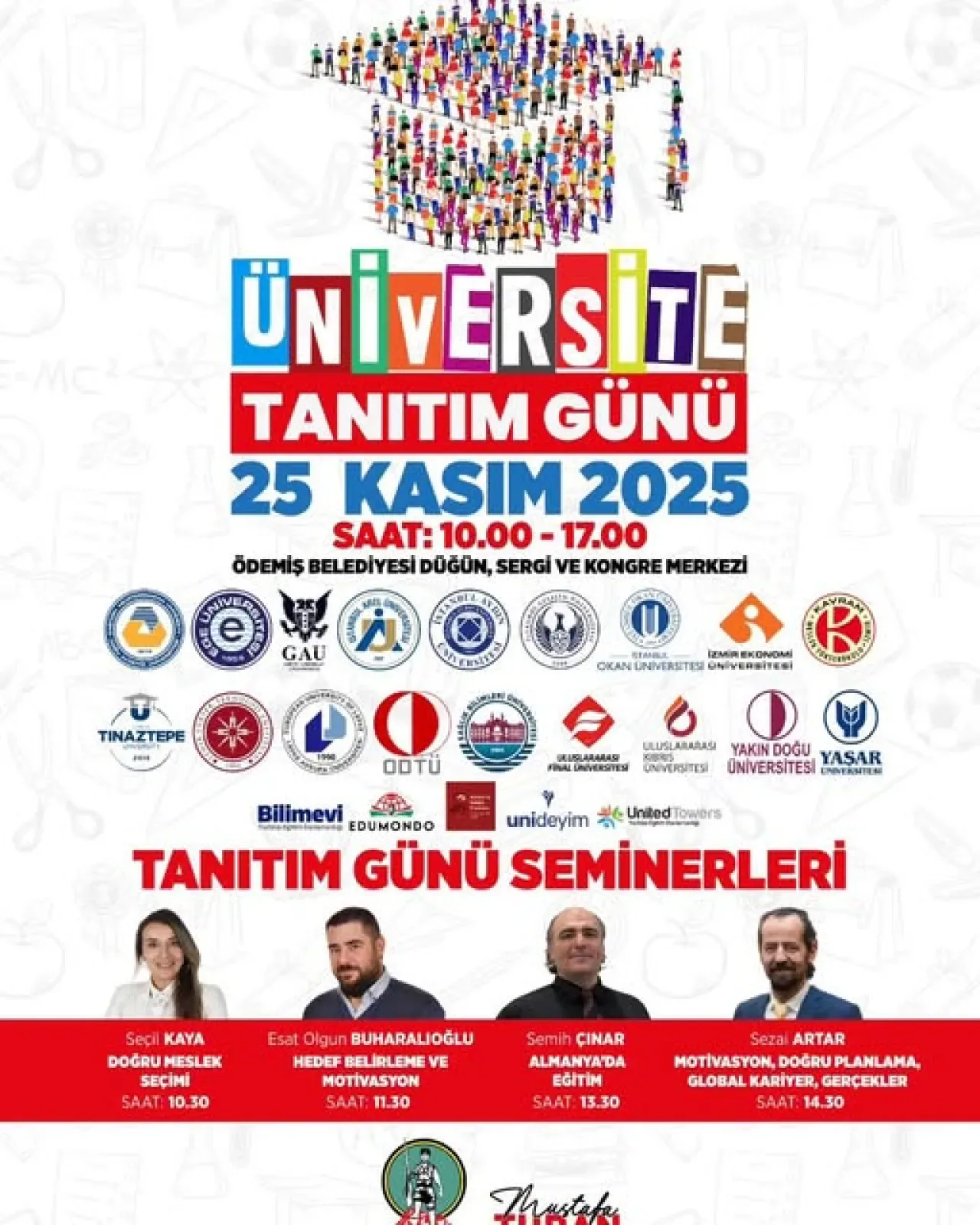 İzmir Ödemiş'te Gençler İçin Kariyer ve Eğitim Fırsatları Buluşması İzmir Ödemiş'te Gençler İçin Kariyer ve Eğitim Fırsatları Buluşması