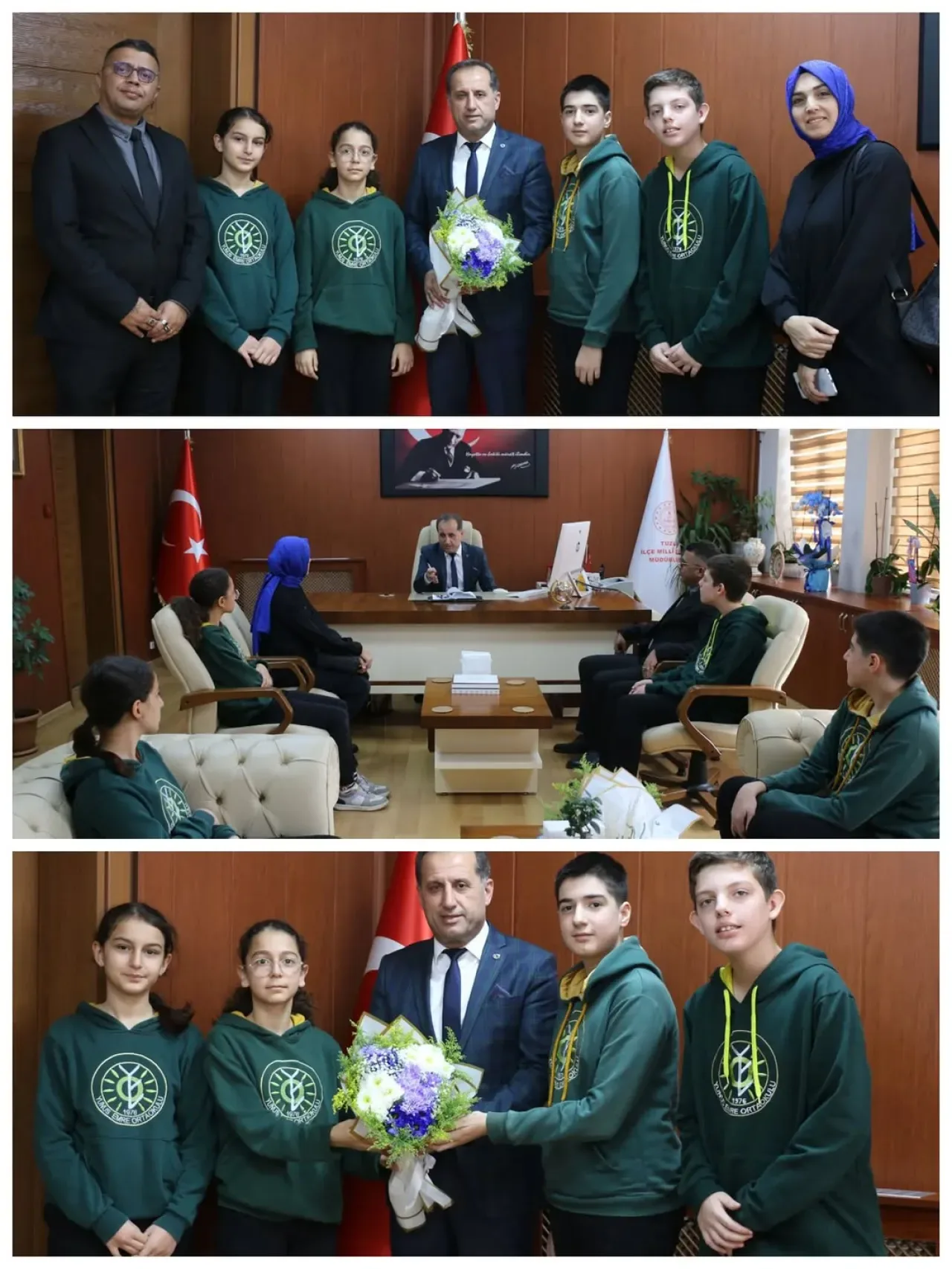 Yunus Emre Ortaokulu, 24 Kasım'da Tuzla İlçe Milli Eğitim Müdürü Metin Çangır'ı Ziyaret Etti Yunus Emre Ortaokulu, 24 Kasım'da Tuzla İlçe Milli Eğitim Müdürü Metin Çangır'ı Ziyaret Etti
