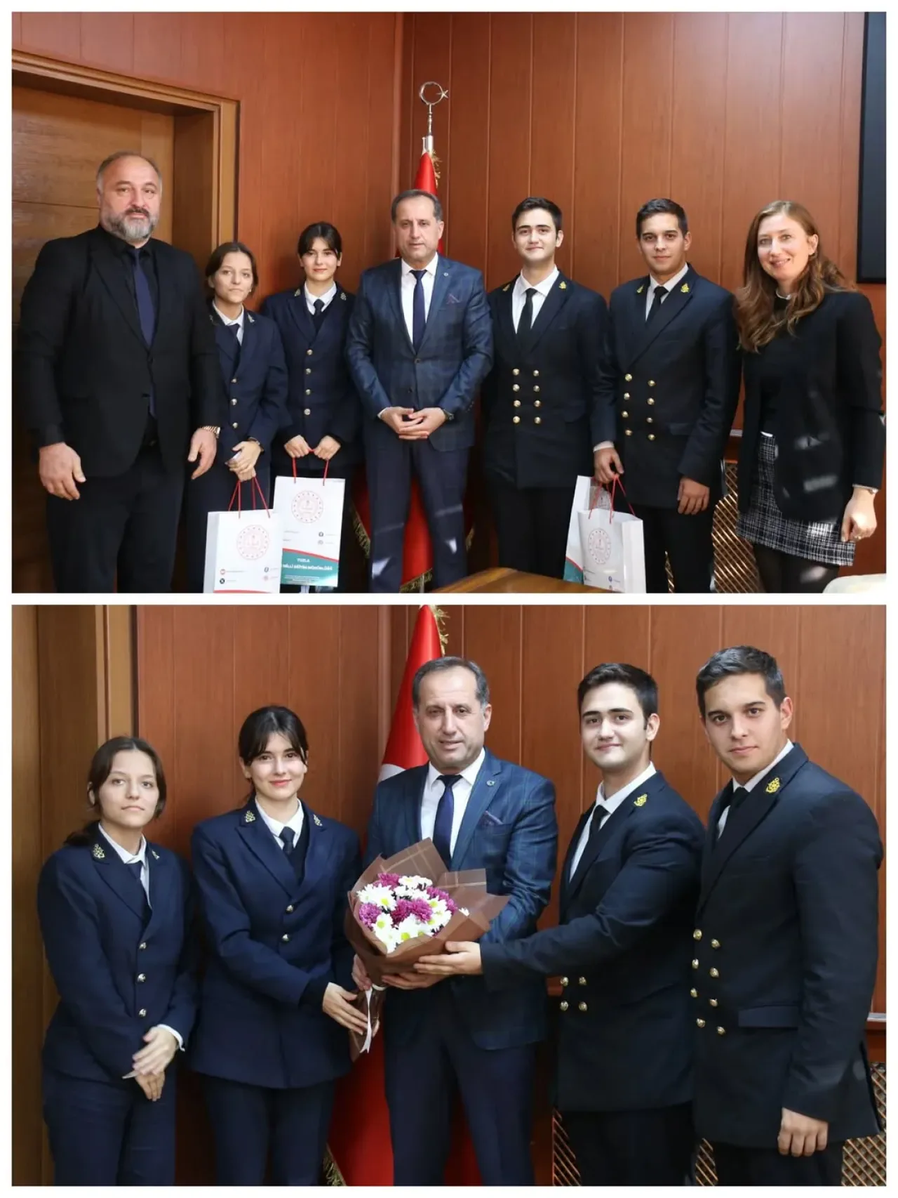 Piri Reisli Öğrencilerden İlçe Milli Eğitim Müdürü'ne 24 Kasım Ziyareti Piri Reisli Öğrencilerden İlçe Milli Eğitim Müdürü'ne 24 Kasım Ziyareti