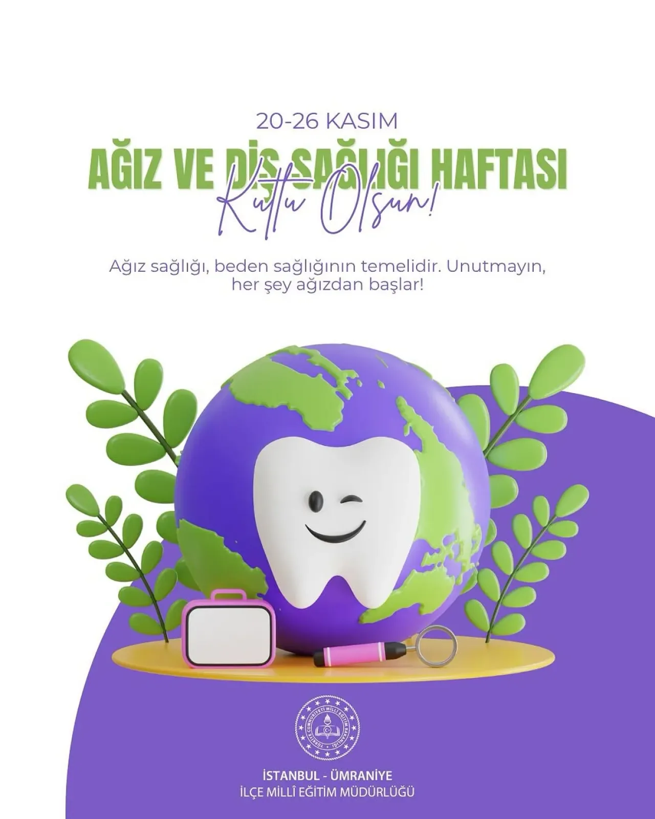 Ağız ve Diş Sağlığı Haftası, Ümraniye'de Kutlanıyor Ağız ve Diş Sağlığı Haftası, Ümraniye'de Kutlanıyor