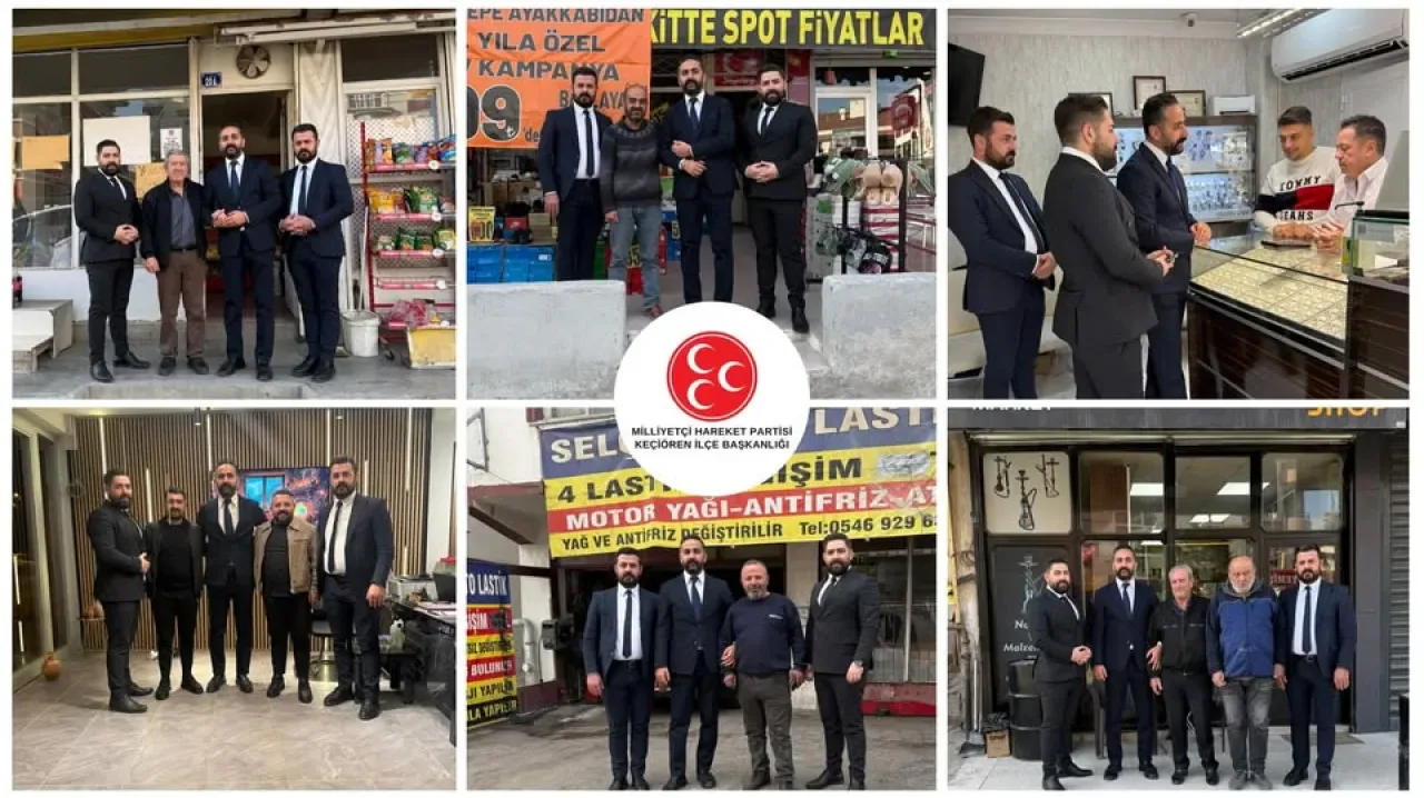 MHP Keçiören, Bölge Esnafına Bahçeli'nin Selamını İletti MHP Keçiören, Bölge Esnafına Bahçeli'nin Selamını İletti