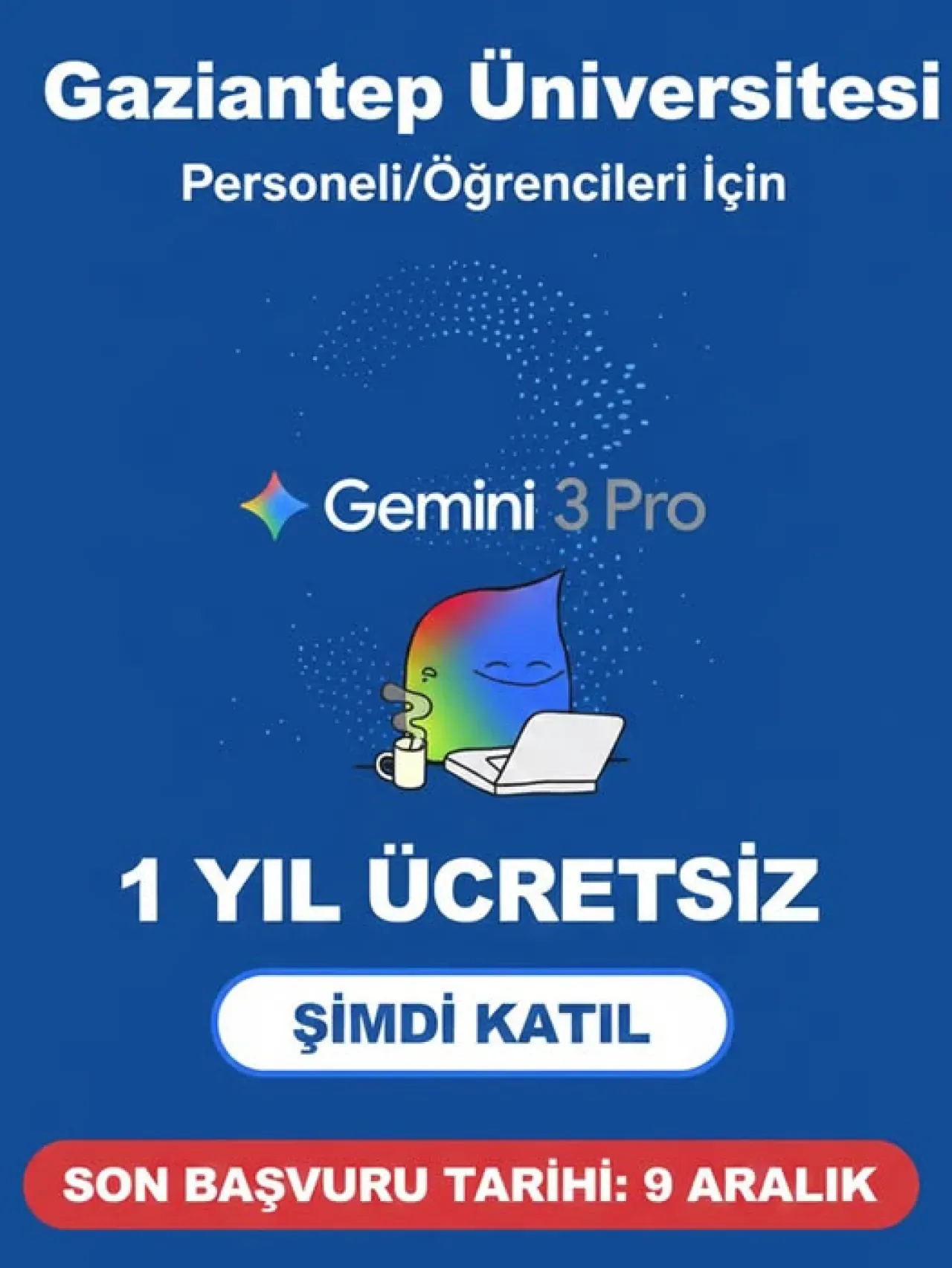 Gaziantep Üniversitesi, Öğrencilerine Ücretsiz Google Gemini Hizmeti Sunuyor Gaziantep Üniversitesi, Öğrencilerine Ücretsiz Google Gemini Hizmeti Sunuyor