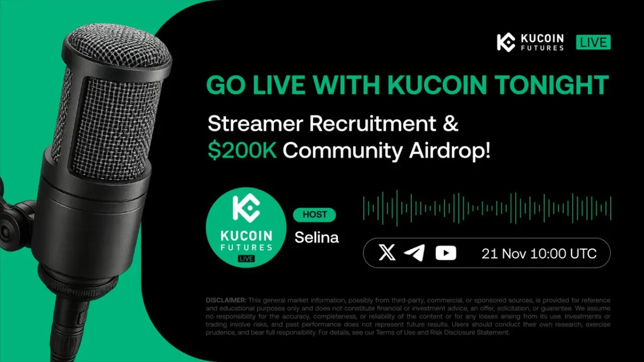 KuCoin, Canlı Yayıncıları Ödüllendirecek Yeni Etkinlik Duyurdu KuCoin, Canlı Yayıncıları Ödüllendirecek Yeni Etkinlik Duyurdu