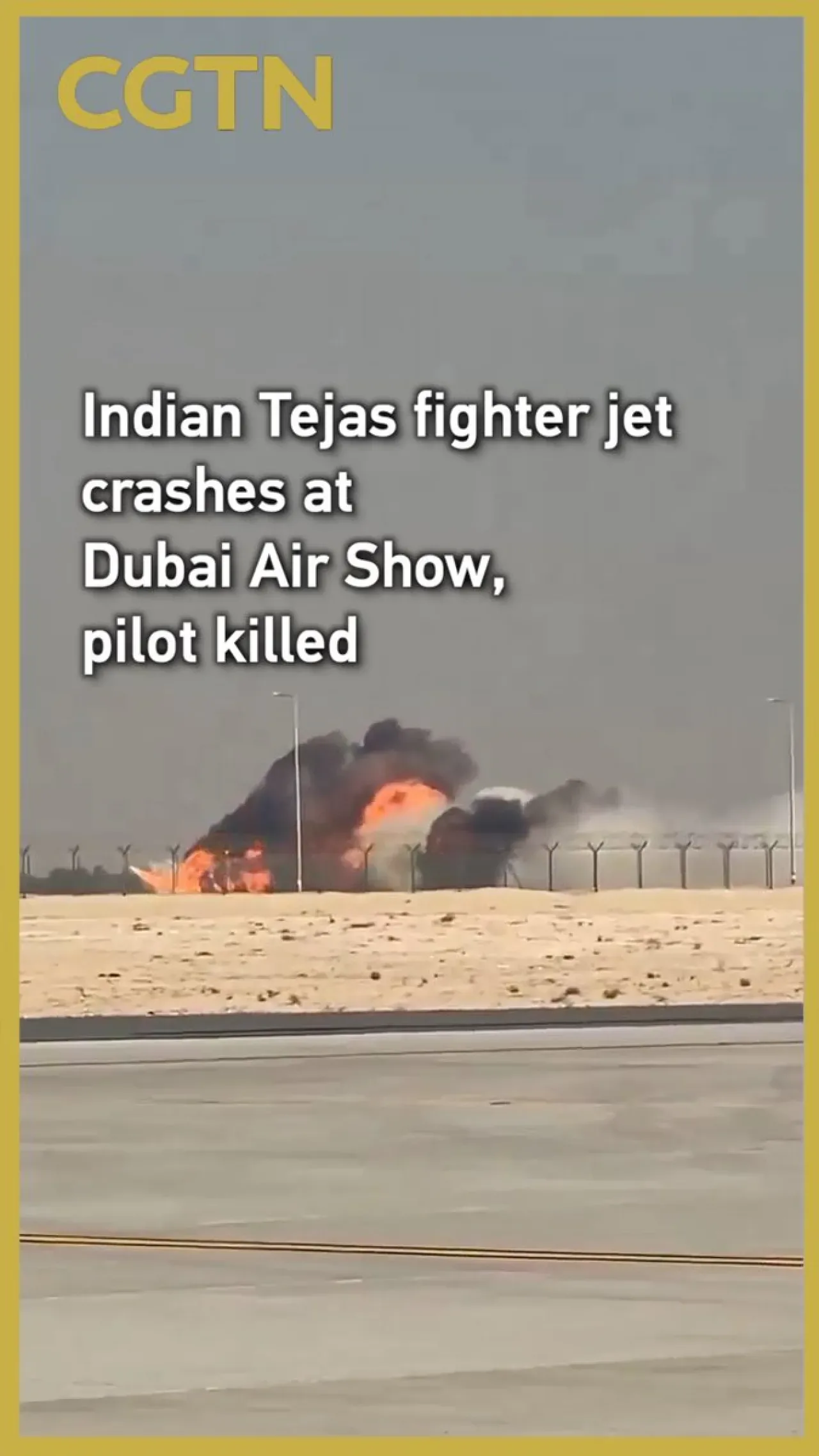 Hindistan Yapımı Tejas Savaş Uçağı Dubai Air Show'da Düştü: Pilot Hayatını Kaybetti Hindistan Yapımı Tejas Savaş Uçağı Dubai Air Show'da Düştü: Pilot Hayatını Kaybetti