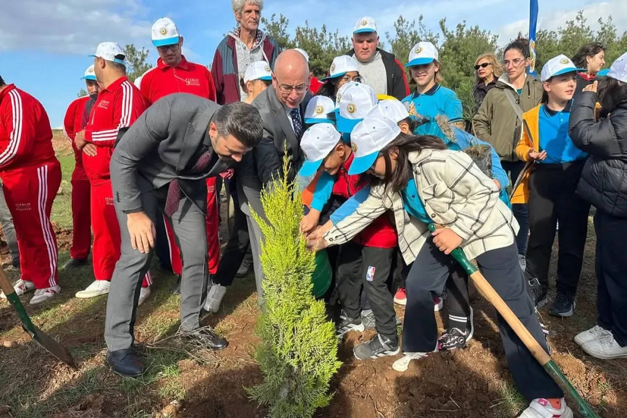 Ayvalık'ta 11 Kasım Milli Ağaçlandırma Günü'nde Öğrenciler Fidan Dikti Ayvalık'ta 11 Kasım Milli Ağaçlandırma Günü'nde Öğrenciler Fidan Dikti