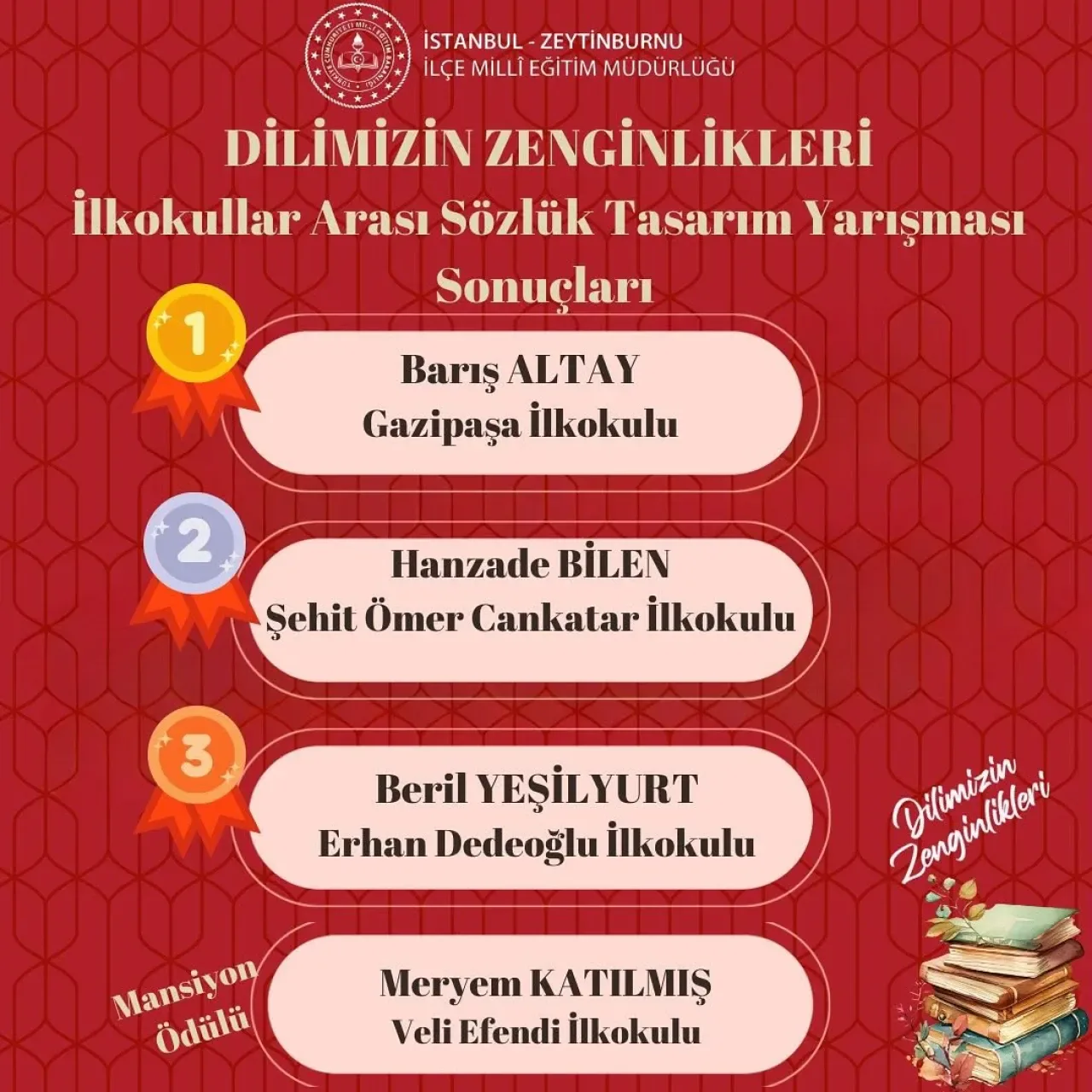 Zeytinburnu'nda "Sözlük Özgürlüktür" Projesi Kapsamında Sözlük Tasarım Yarışması Sonuçlandı Zeytinburnu'nda "Sözlük Özgürlüktür" Projesi Kapsamında Sözlük Tasarım Yarışması Sonuçlandı