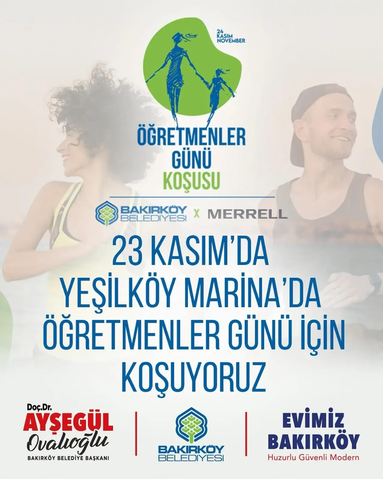 Yeşilköy Marina'da Öğretmenler Günü'ne Özel Koşu Etkinliği Yeşilköy Marina'da Öğretmenler Günü'ne Özel Koşu Etkinliği