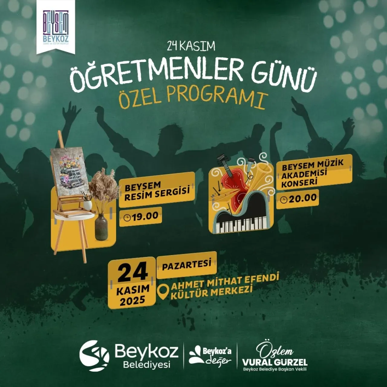Beykoz'da Öğretmenler Günü Sanatla Kutlanacak Beykoz'da Öğretmenler Günü Sanatla Kutlanacak
