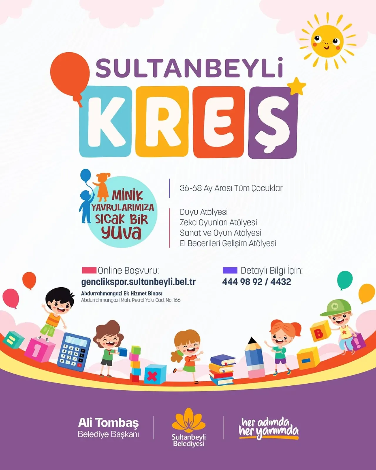 Sultanbeyli Belediyesi Kreşinde Ek Kayıt Dönemi Başladı Sultanbeyli Belediyesi Kreşinde Ek Kayıt Dönemi Başladı