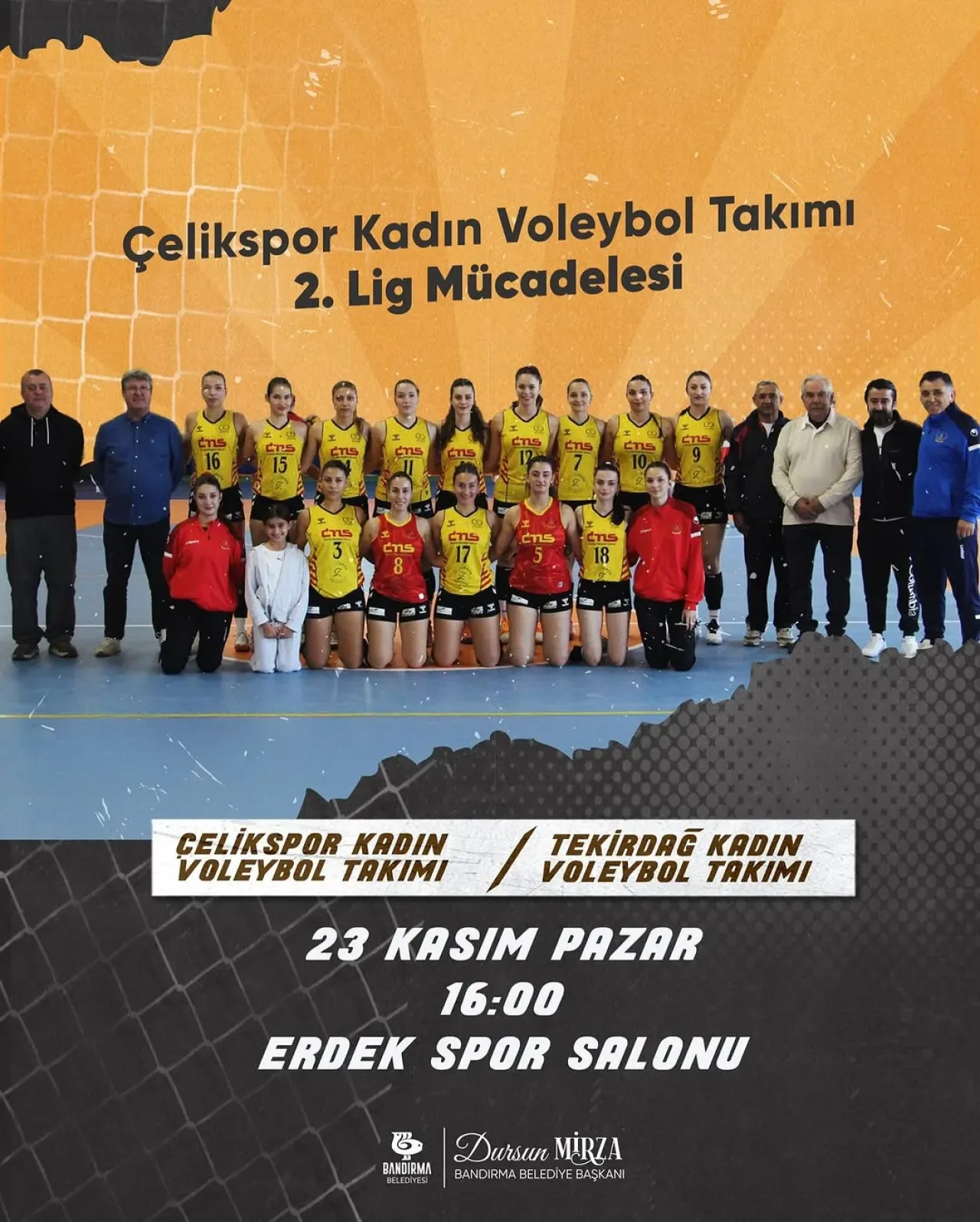 Bandırma Belediyesi Çelikspor Kadın Voleybol Takımı, Erdek'te Sahne Alacak Bandırma Belediyesi Çelikspor Kadın Voleybol Takımı, Erdek'te Sahne Alacak