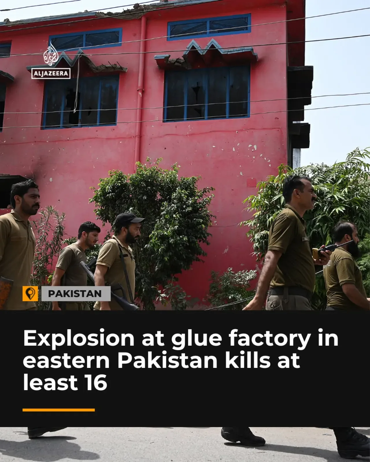 Pakistan'da Tutkal Fabrikasında Patlama: 16 Ölü, 7 Yaralı Pakistan'da Tutkal Fabrikasında Patlama: 16 Ölü, 7 Yaralı
