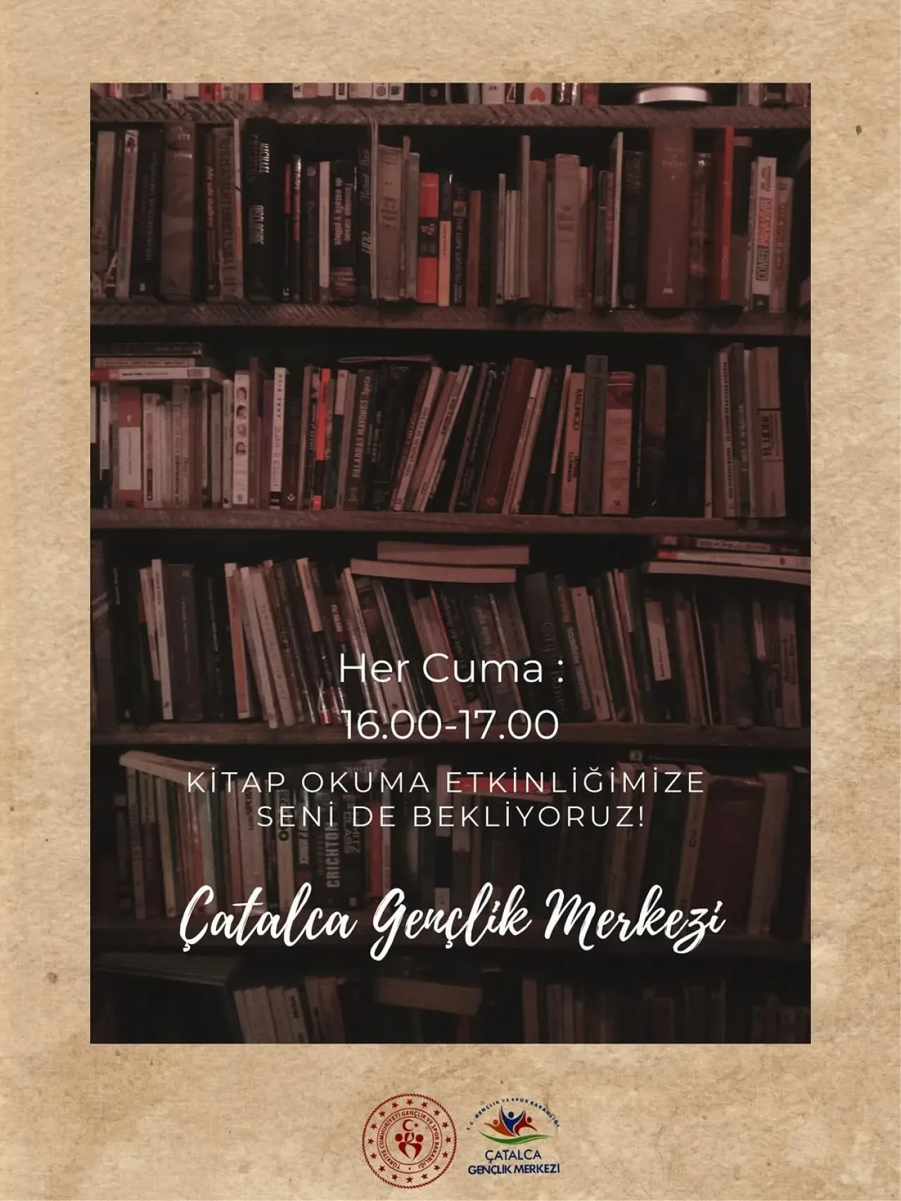 Çatalca Gençlik Merkezi'nde Kitap Okuma Saati Başlıyor Çatalca Gençlik Merkezi'nde Kitap Okuma Saati Başlıyor