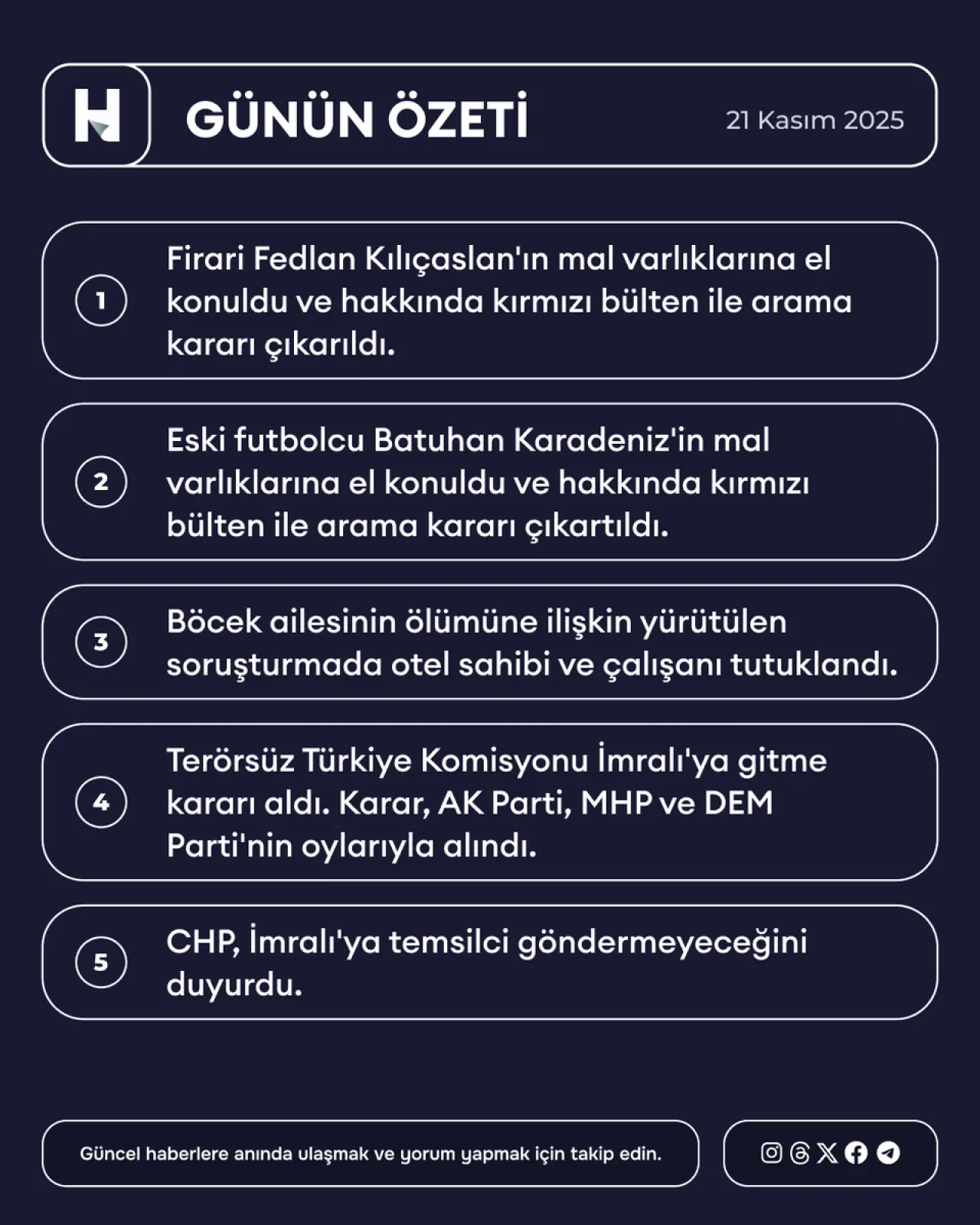 Türkiye'de Bugünün Öne Çıkan Gündem Başlıkları Türkiye'de Bugünün Öne Çıkan Gündem Başlıkları