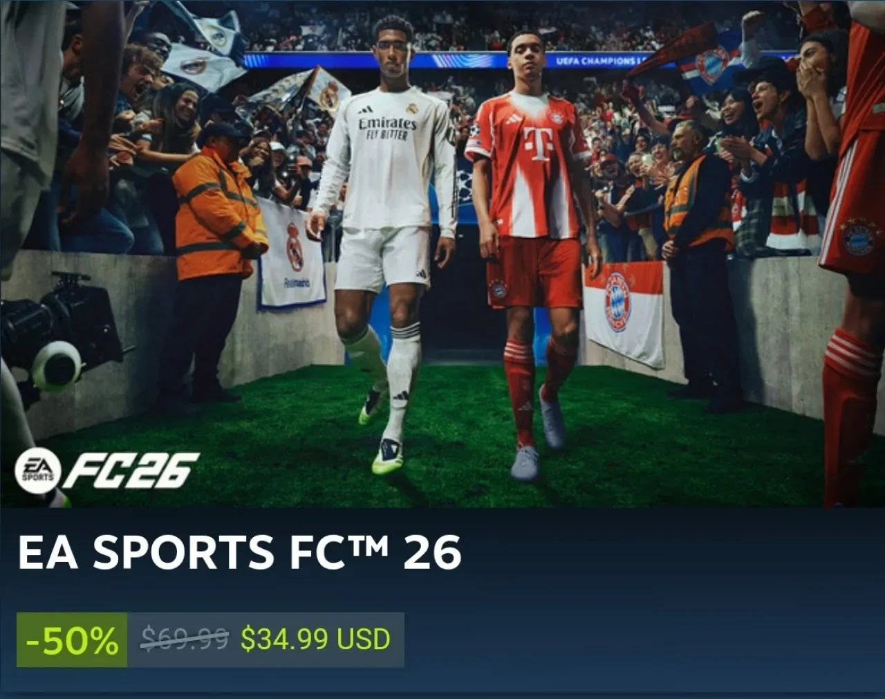 EA Sports FC 26 Yüzde 50 İndirimle Satışta: Steam, PS Store ve Xbox Store'da Fırsat! EA Sports FC 26 Yüzde 50 İndirimle Satışta: Steam, PS Store ve Xbox Store'da Fırsat!