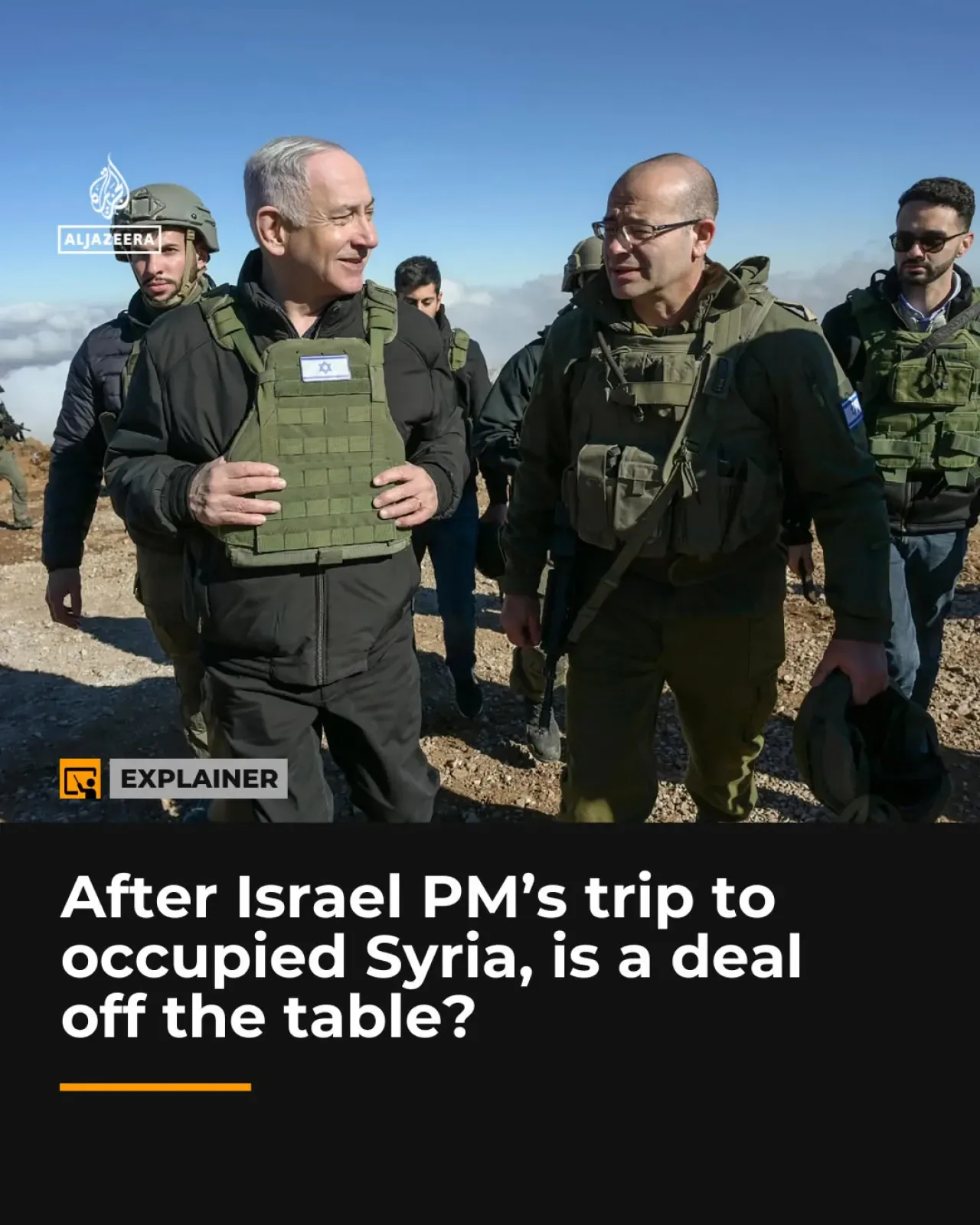Netanyahu Suriye'deki İsrail Birliklerini Ziyaret Etti Netanyahu Suriye'deki İsrail Birliklerini Ziyaret Etti