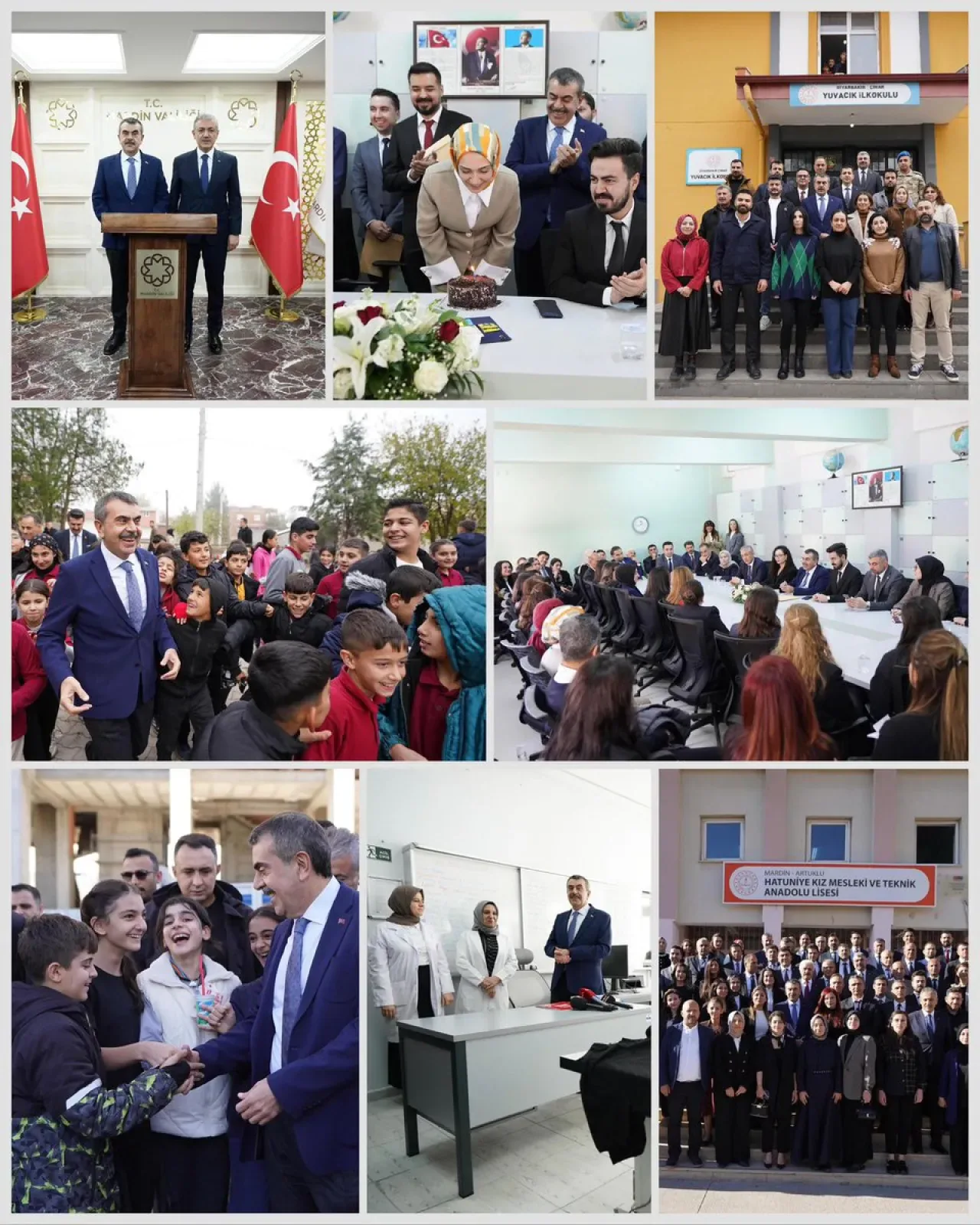 Bakan Tekin Mardin'de Öğrenci ve Öğretmenlerle Buluştu Bakan Tekin Mardin'de Öğrenci ve Öğretmenlerle Buluştu