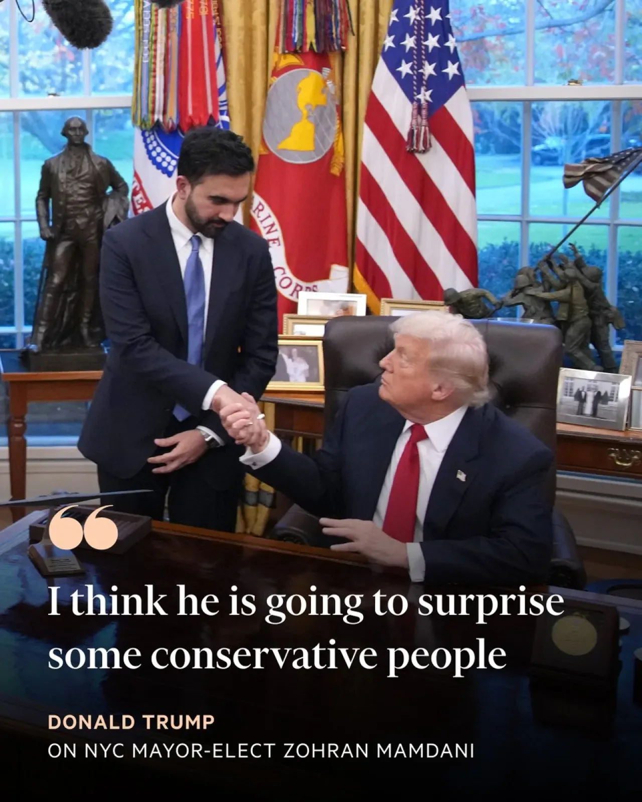 Donald Trump ve Zohran Mamdani Beyaz Saray'da Sürpriz Bir Buluşmaya İmza Attı Donald Trump ve Zohran Mamdani Beyaz Saray'da Sürpriz Bir Buluşmaya İmza Attı
