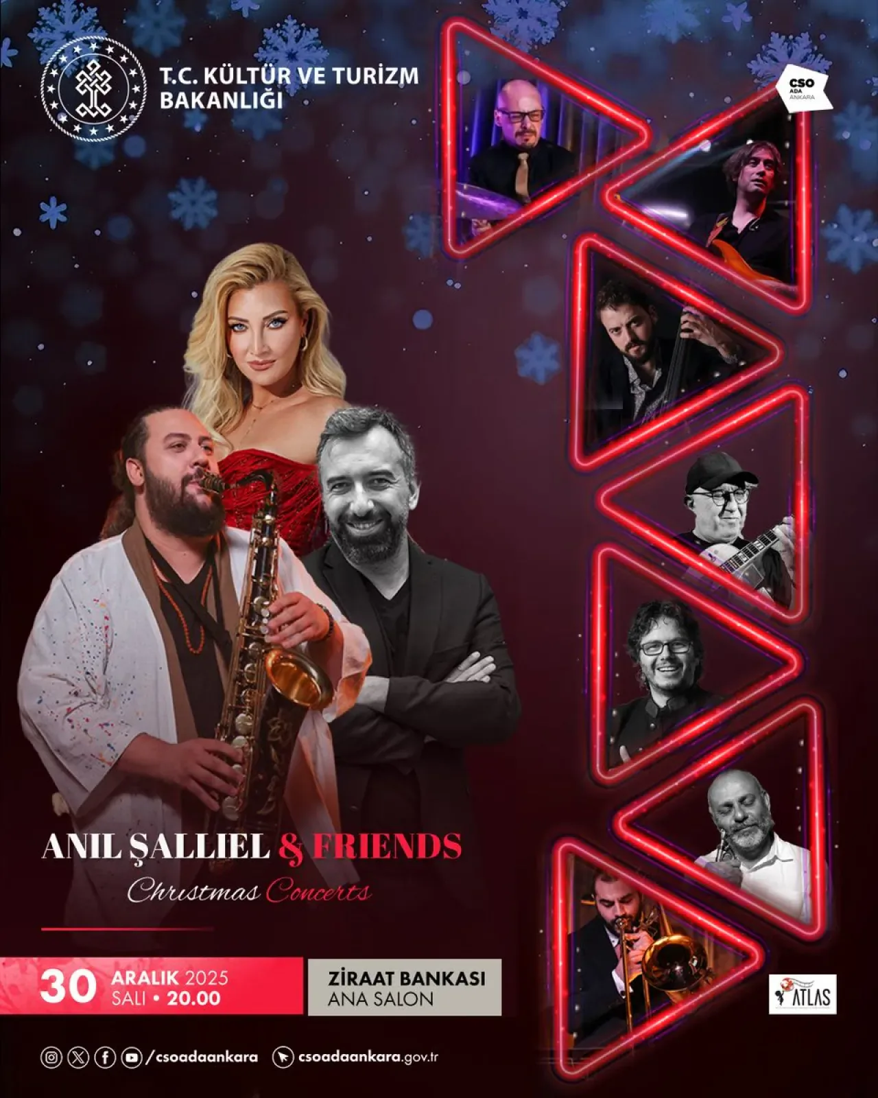 CSO Ada Ankara'da Noel Temalı Caz Konseri: 30 Aralık'ta Müzik Dolu Bir Akşam CSO Ada Ankara'da Noel Temalı Caz Konseri: 30 Aralık'ta Müzik Dolu Bir Akşam