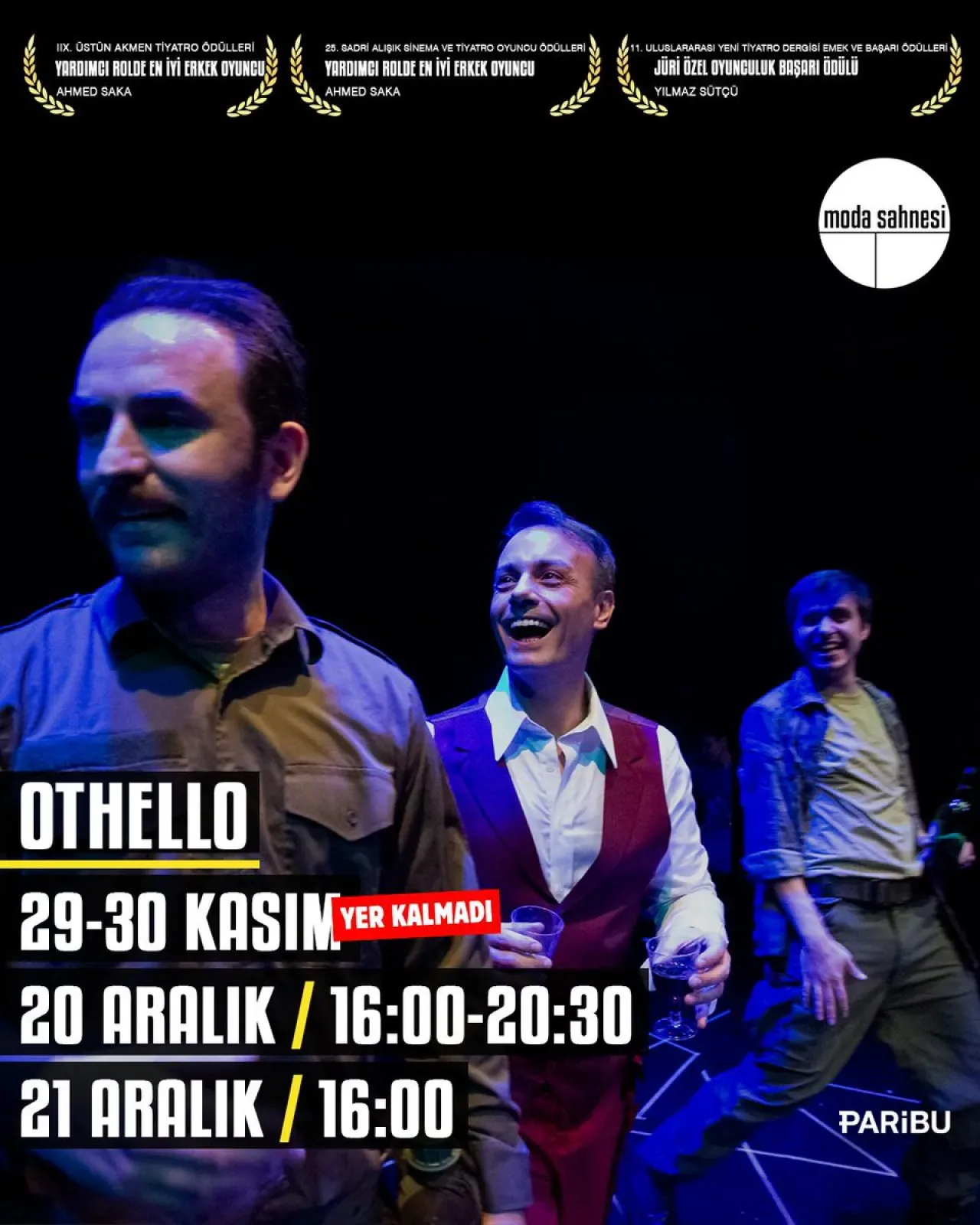 Moda Sahnesi'nde Othello Yeniden Sahneleniyor Moda Sahnesi'nde Othello Yeniden Sahneleniyor