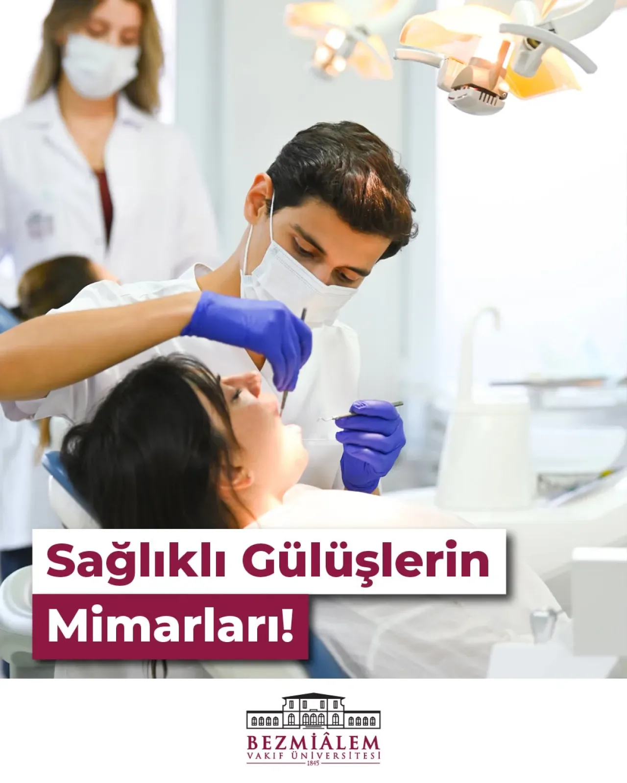 Bezmialem Vakıf Üniversitesi'nden Diş Hekimliği Günü Mesajı: Sağlıklı Gülüşlere Değer Katıyoruz Bezmialem Vakıf Üniversitesi'nden Diş Hekimliği Günü Mesajı: Sağlıklı Gülüşlere Değer Katıyoruz