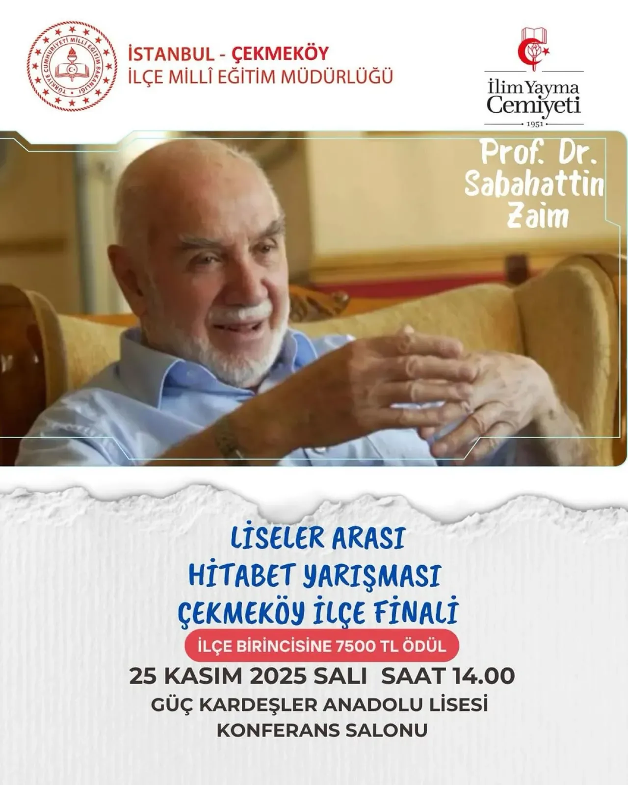 Çekmeköy'de Liseler Arası Hitabet Yarışması Gerçekleşecek Çekmeköy'de Liseler Arası Hitabet Yarışması Gerçekleşecek
