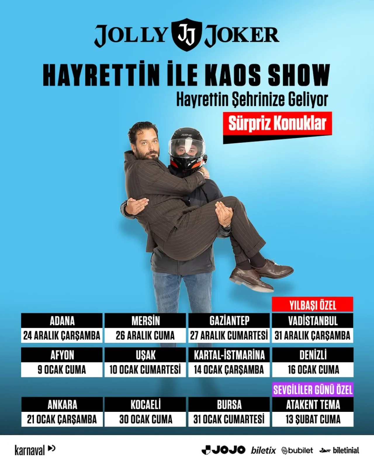 Hayrettin'in Kaos Show'u Şehrinize Geliyor: Absürt Mizah Sahneye Taşınıyor Hayrettin'in Kaos Show'u Şehrinize Geliyor: Absürt Mizah Sahneye Taşınıyor