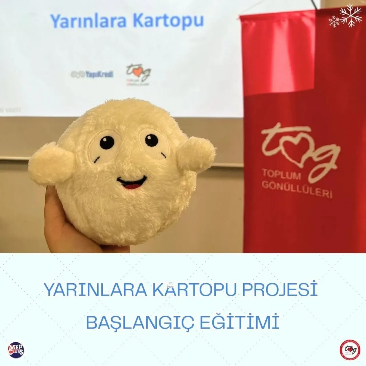 MEF Üniversitesi Gönüllüleri, 0-6 Yaş Çocuklar İçin Yarınlara Kartopu Projesi'ni Başlattı MEF Üniversitesi Gönüllüleri, 0-6 Yaş Çocuklar İçin Yarınlara Kartopu Projesi'ni Başlattı