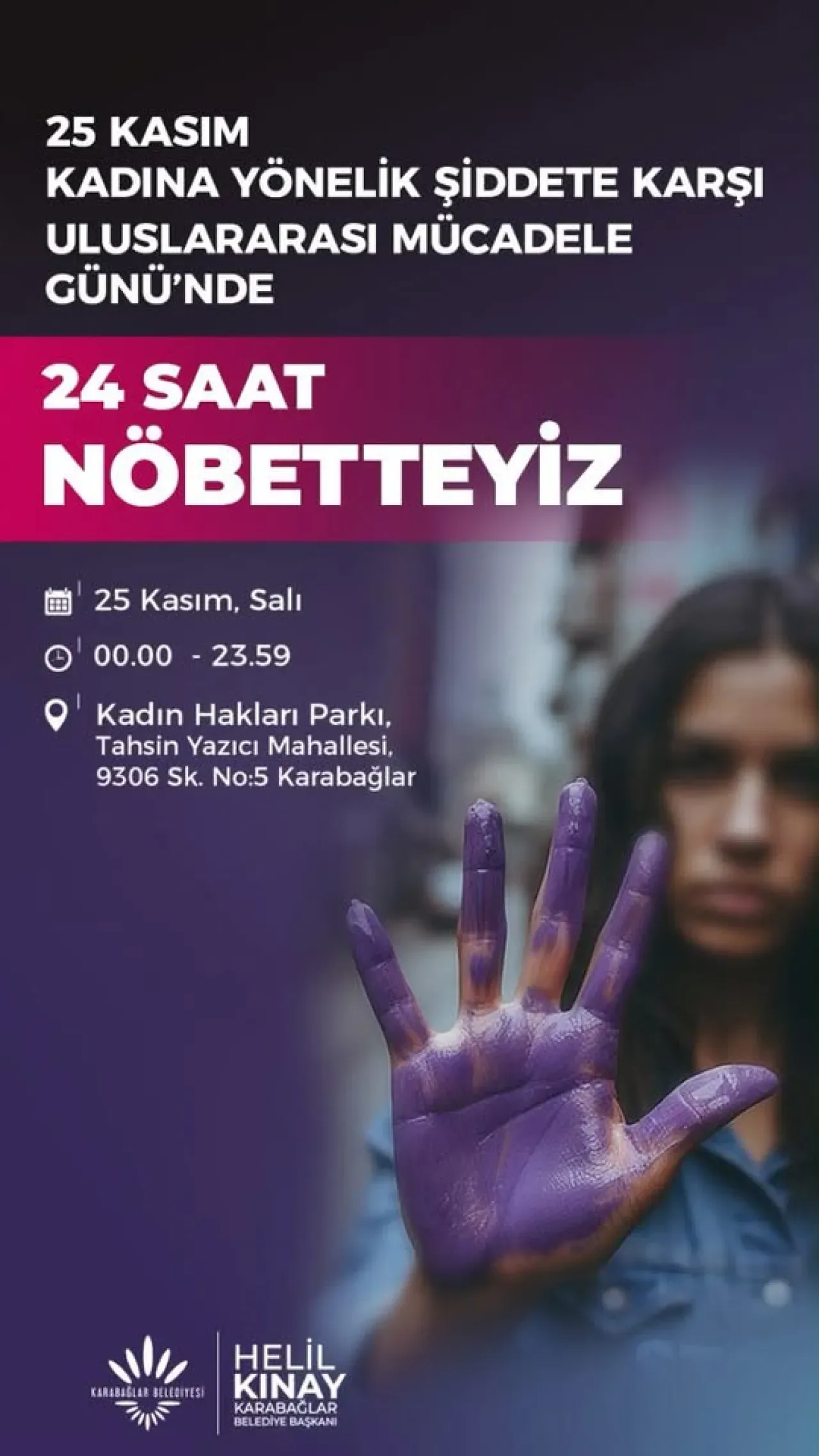 Karabağlar'da 25 Kasım Kadına Yönelik Şiddetle Mücadele Günü'nde Anma ve Nöbet Eylemi Karabağlar'da 25 Kasım Kadına Yönelik Şiddetle Mücadele Günü'nde Anma ve Nöbet Eylemi