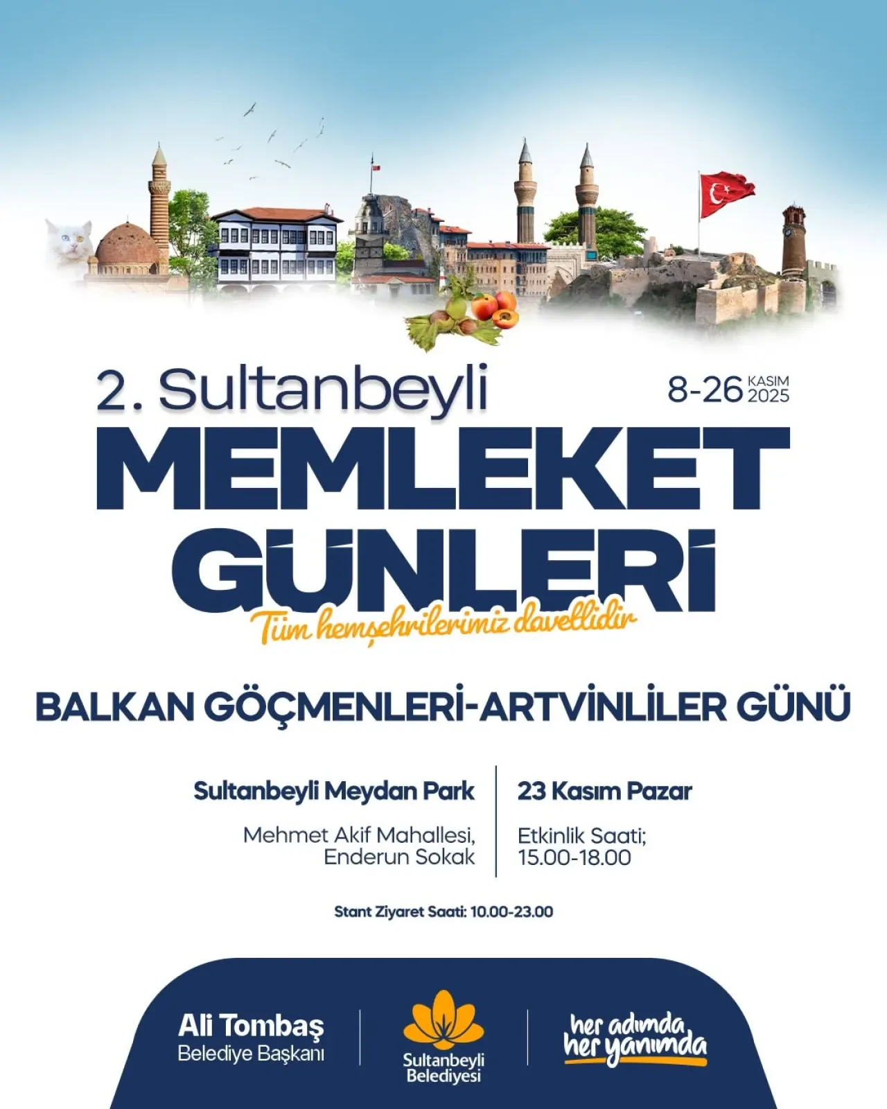 Sultanbeyli'de Balkan Göçmenleri, Artvinliler ve Erzurumlular Buluşuyor Sultanbeyli'de Balkan Göçmenleri, Artvinliler ve Erzurumlular Buluşuyor