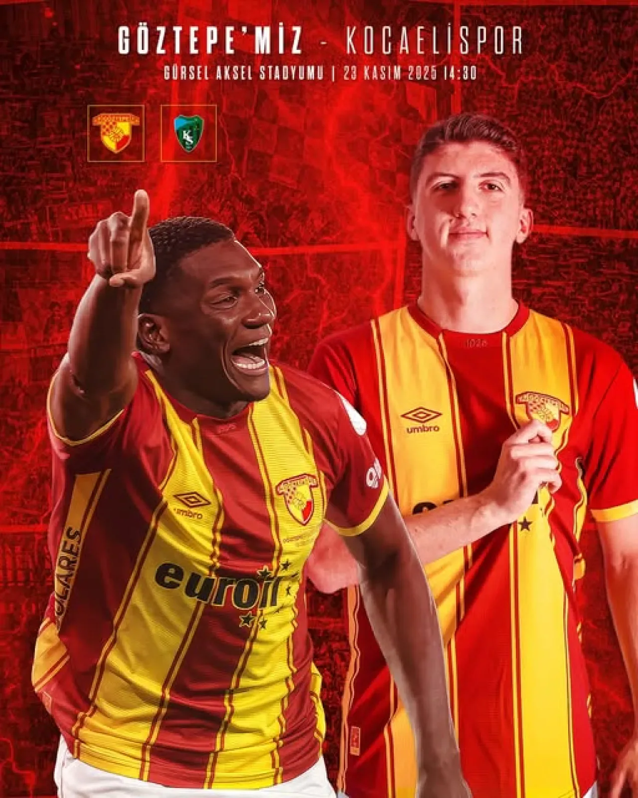 Göztepe, 23 Kasım 2025 Tarihinde Saha Sahibi Olacak Göztepe, 23 Kasım 2025 Tarihinde Saha Sahibi Olacak