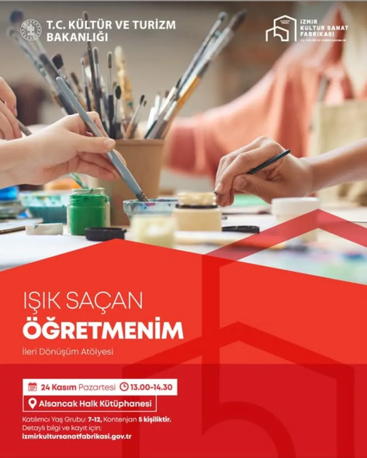 İzmir Kültür Sanat Fabrikası'nda Yeni Haftanın Etkinlik Programı Açıklandı İzmir Kültür Sanat Fabrikası'nda Yeni Haftanın Etkinlik Programı Açıklandı