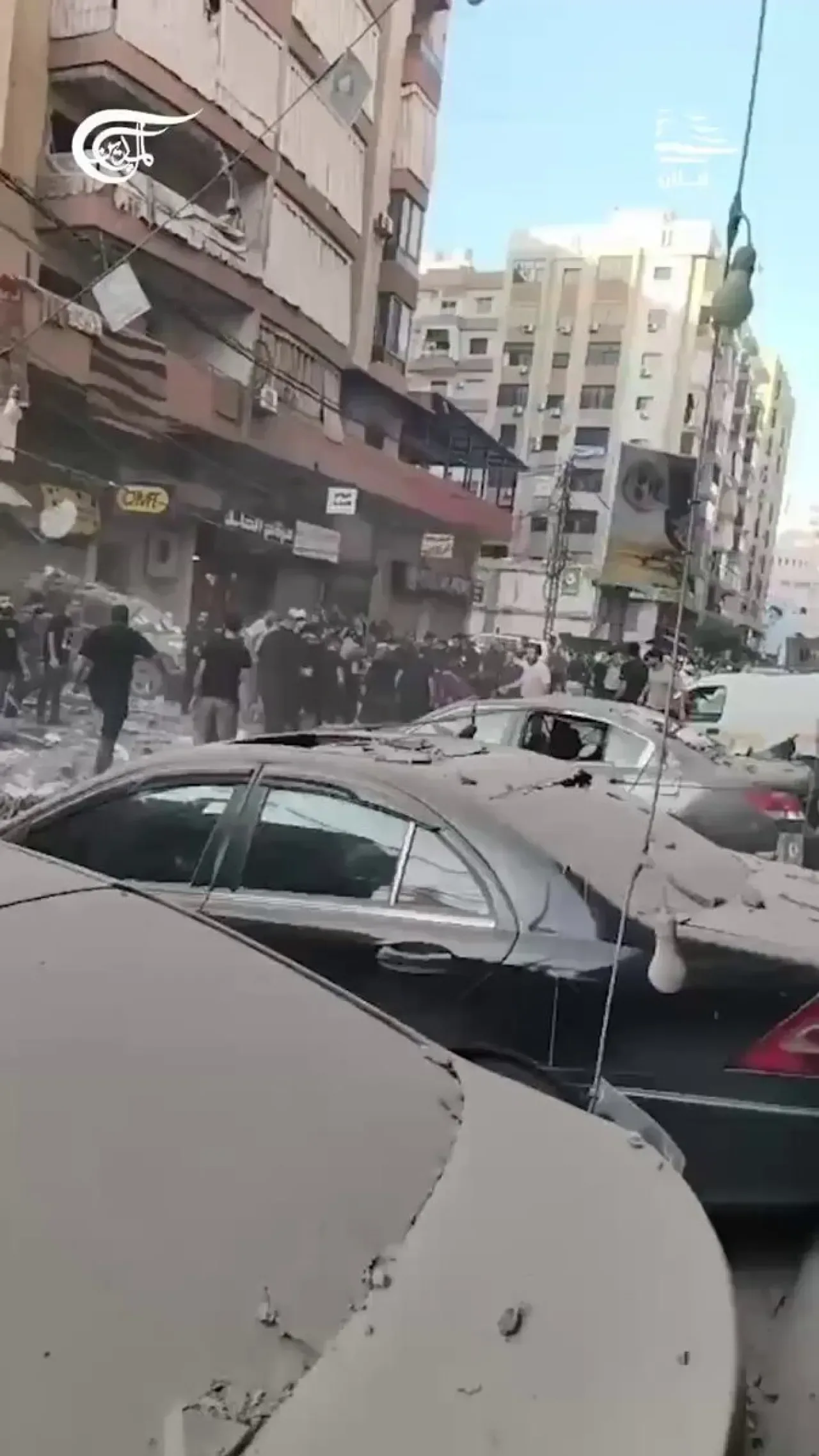 İsrail Saldırılarının Ardından Bölge Savaş Alanına Döndü İsrail Saldırılarının Ardından Bölge Savaş Alanına Döndü