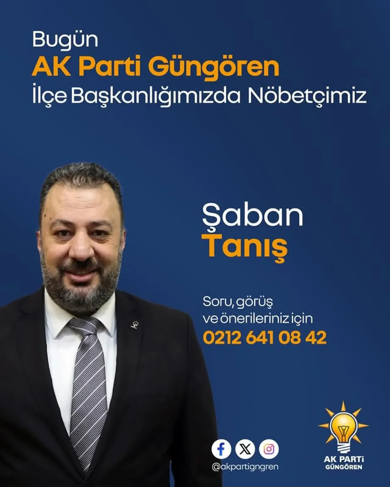 AK Parti Güngören İlçe Başkanlığı Vatandaşlara Açık AK Parti Güngören İlçe Başkanlığı Vatandaşlara Açık