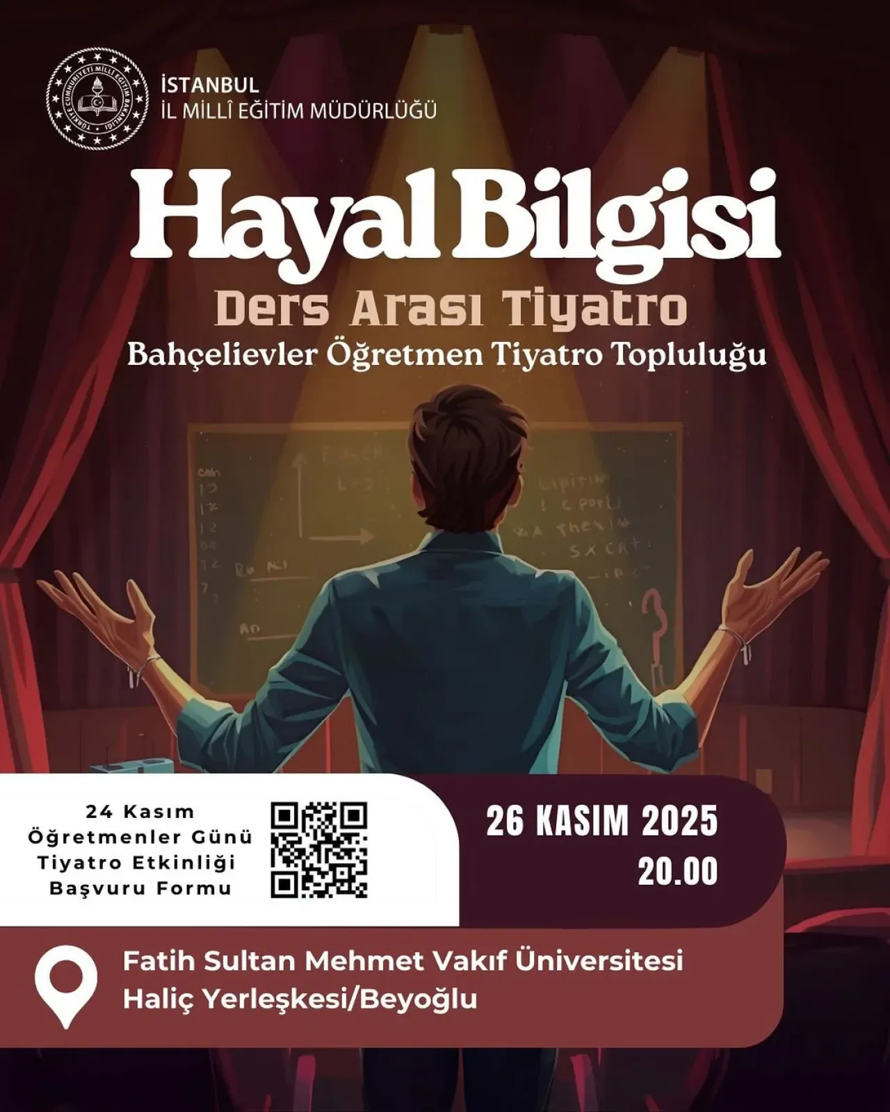 Kâğıthane'de Öğretmenler için Özel Tiyatro Gösterimi: Hayal Bilgisi Kâğıthane'de Öğretmenler için Özel Tiyatro Gösterimi: Hayal Bilgisi