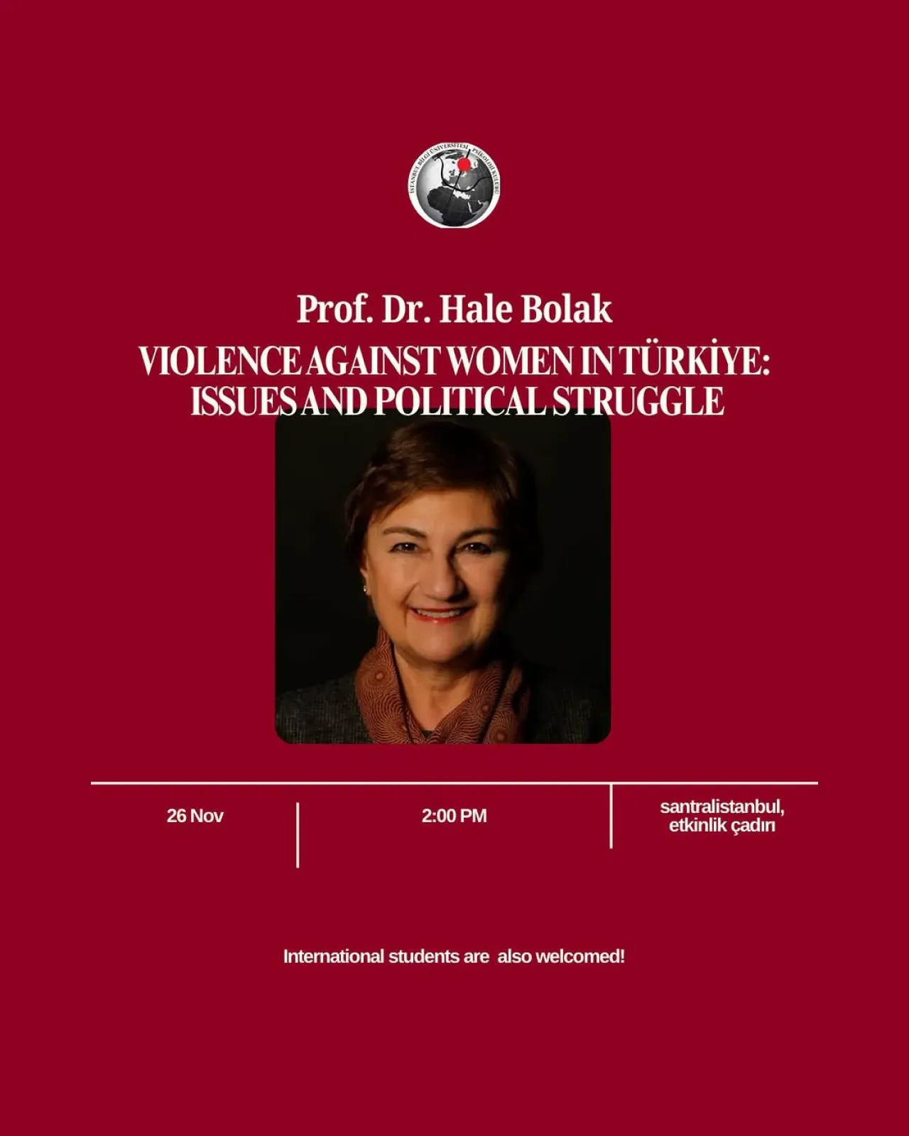 Kadına Yönelik Şiddetle Mücadele Günü'nde Anlamlı Söyleşi Kadına Yönelik Şiddetle Mücadele Günü'nde Anlamlı Söyleşi