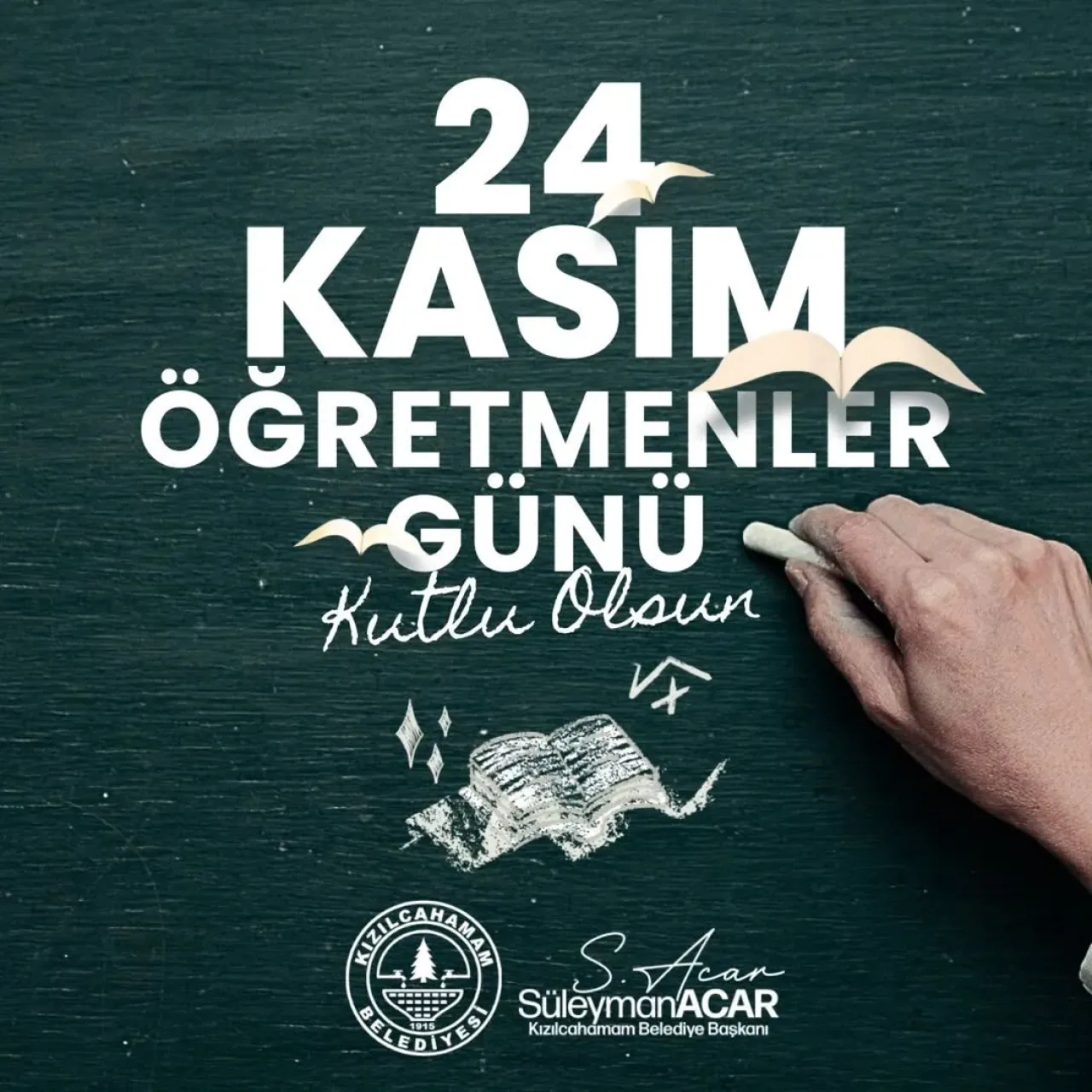 Kızılcahamam Belediye Başkanı'ndan 24 Kasım Öğretmenler Günü Mesajı Kızılcahamam Belediye Başkanı'ndan 24 Kasım Öğretmenler Günü Mesajı