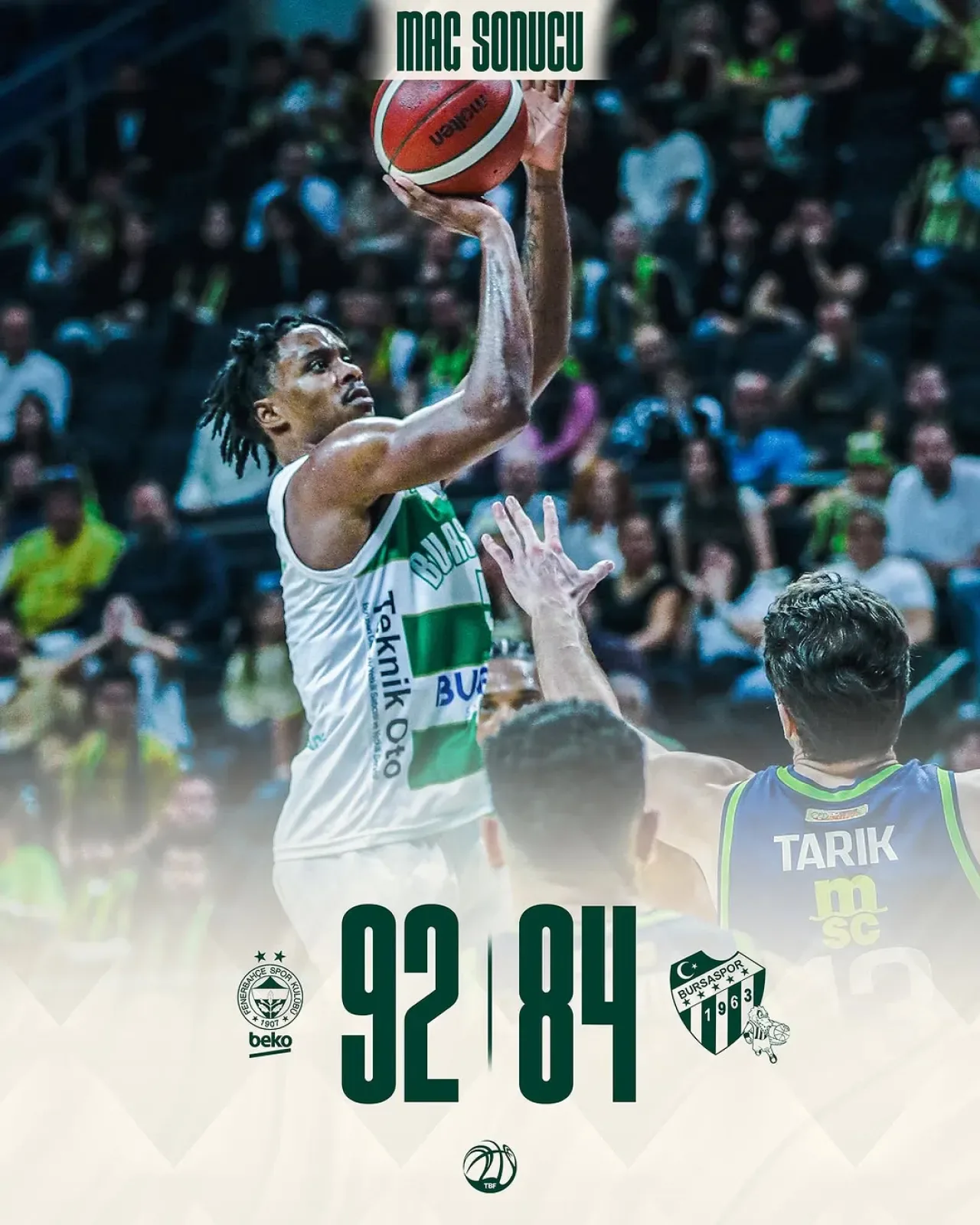 Fenerbahçe Beko, Bursaspor Basketbol'u 92-84 Mağlup Etti Fenerbahçe Beko, Bursaspor Basketbol'u 92-84 Mağlup Etti