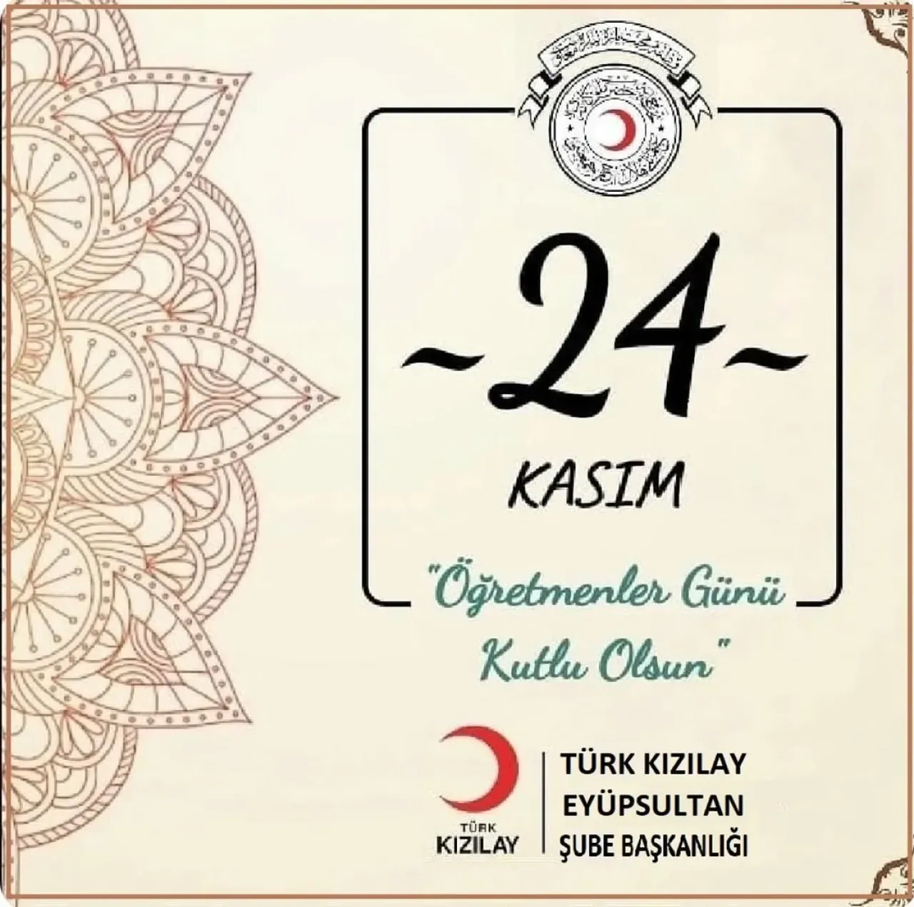 Türk Kızılay'ından Öğretmenler Günü'nde Anlamlı Mesaj Türk Kızılay'ından Öğretmenler Günü'nde Anlamlı Mesaj
