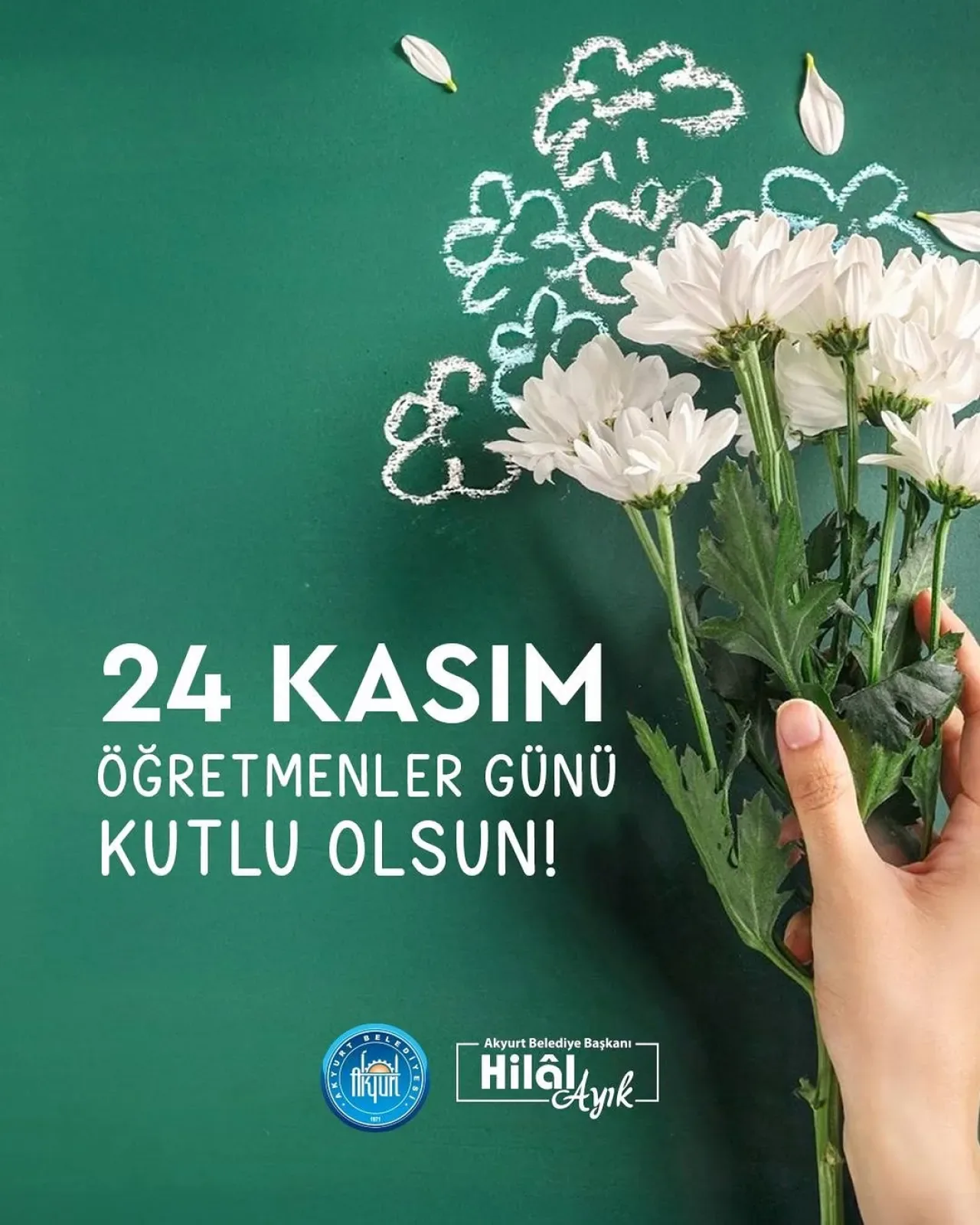 Akyurt Belediye Başkanı'ndan 24 Kasım Öğretmenler Günü Mesajı Akyurt Belediye Başkanı'ndan 24 Kasım Öğretmenler Günü Mesajı