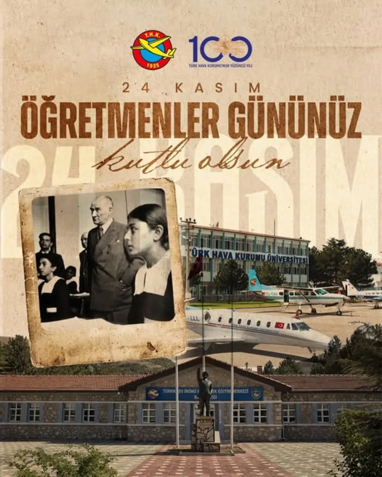 Türk Hava Kurumu, Öğretmenler Günü'nü Anlamlı Bir Mesajla Kutladı Türk Hava Kurumu, Öğretmenler Günü'nü Anlamlı Bir Mesajla Kutladı