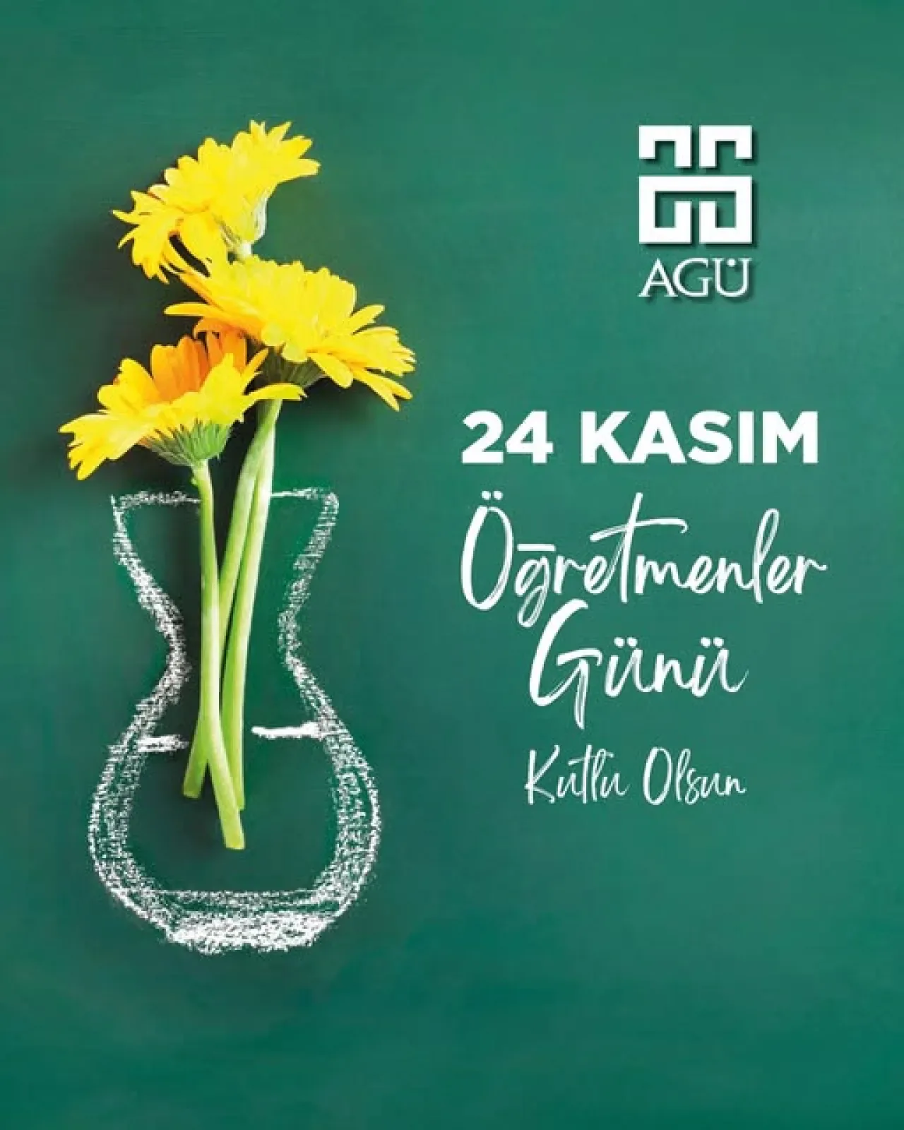 Abdullah Gül Üniversitesi'nden 24 Kasım Öğretmenler Günü Mesajı Abdullah Gül Üniversitesi'nden 24 Kasım Öğretmenler Günü Mesajı