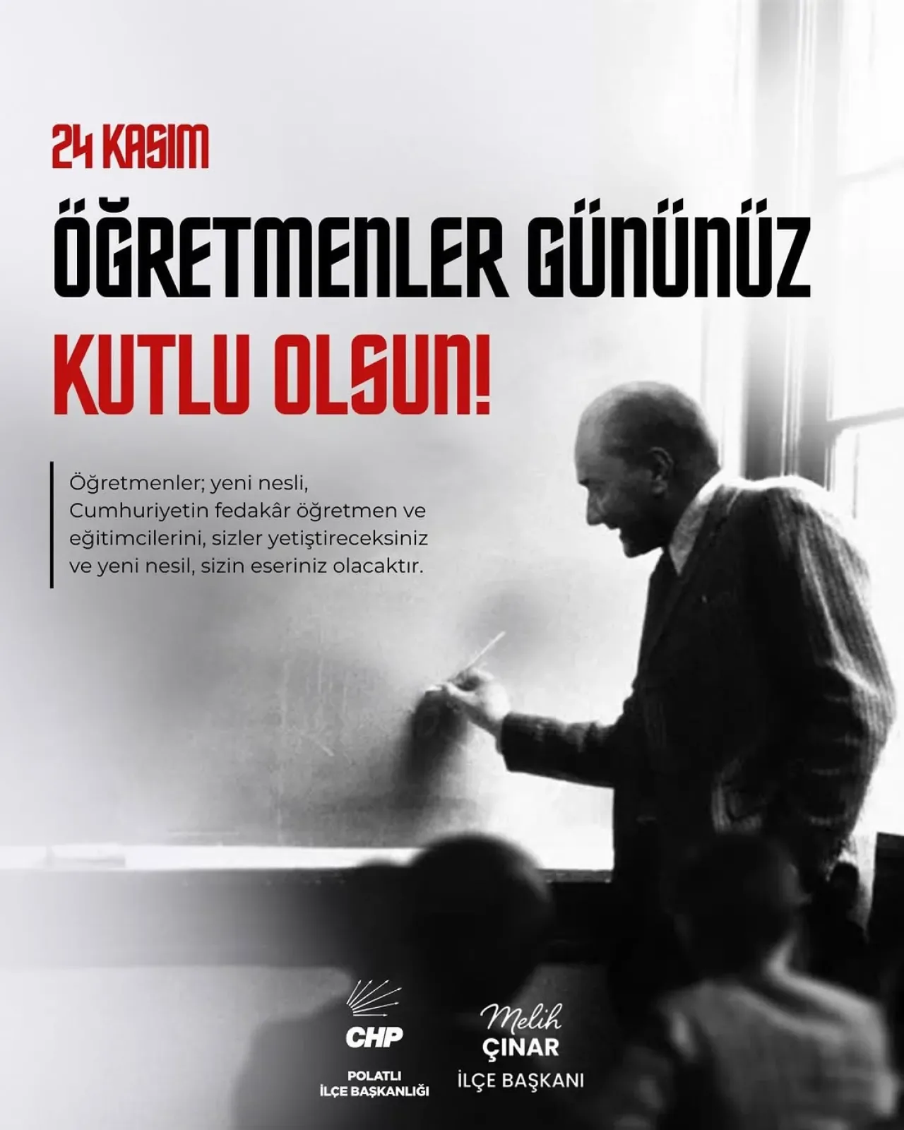 Polatlı'da 24 Kasım Öğretmenler Günü Kutlaması: Öğretmenler Geleceği İnşa Ediyor Polatlı'da 24 Kasım Öğretmenler Günü Kutlaması: Öğretmenler Geleceği İnşa Ediyor