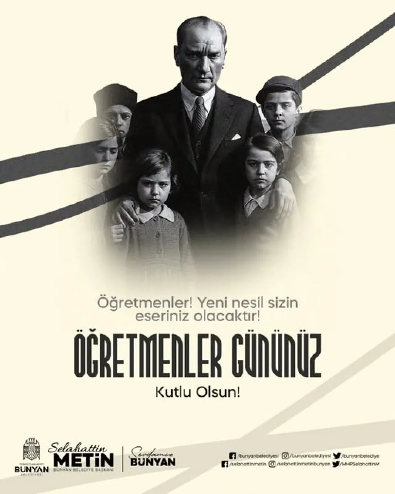 Bünyan Belediyesi'nden 24 Kasım Öğretmenler Günü Mesajı Bünyan Belediyesi'nden 24 Kasım Öğretmenler Günü Mesajı