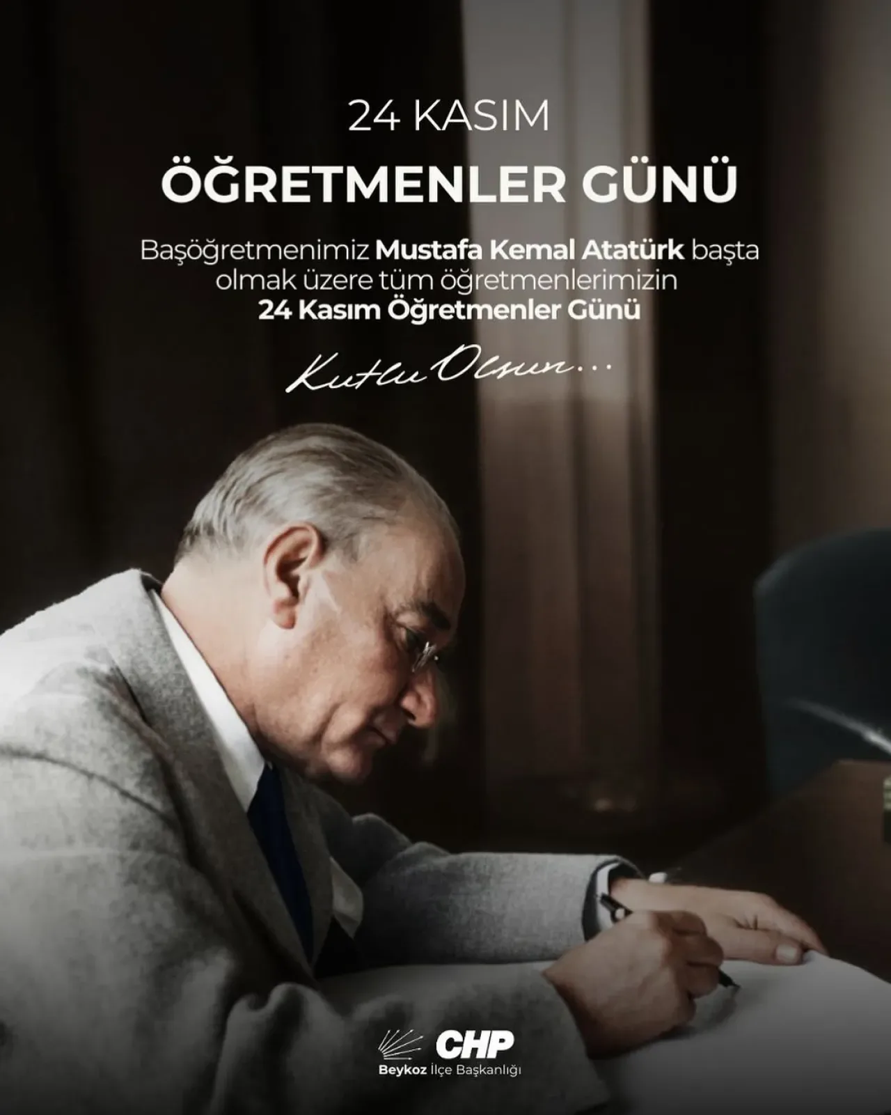 CHP Beykoz: 24 Kasım Öğretmenler Günü, Hak Mücadelesinin ve Laik Eğitimin Simgesidir CHP Beykoz: 24 Kasım Öğretmenler Günü, Hak Mücadelesinin ve Laik Eğitimin Simgesidir