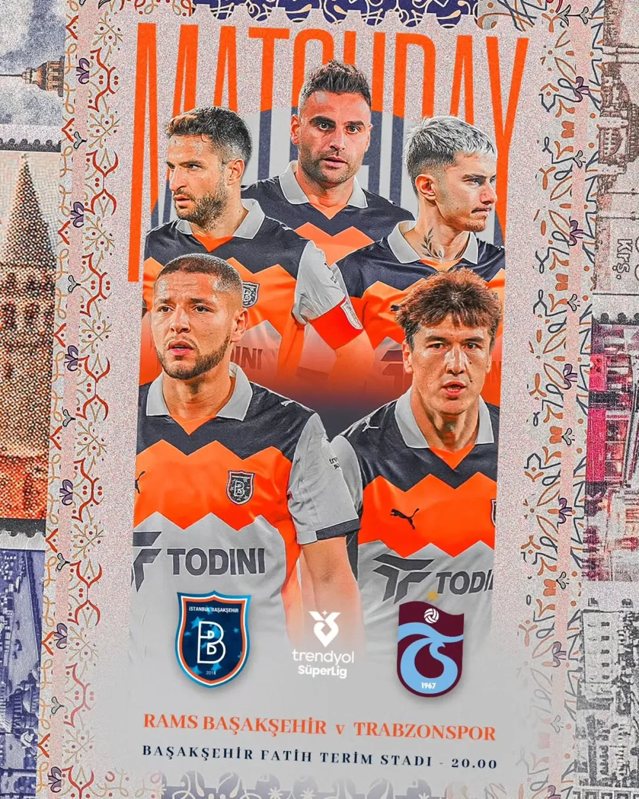 Başakşehir ile Trabzonspor Süper Lig'de Karşı Karşıya Başakşehir ile Trabzonspor Süper Lig'de Karşı Karşıya
