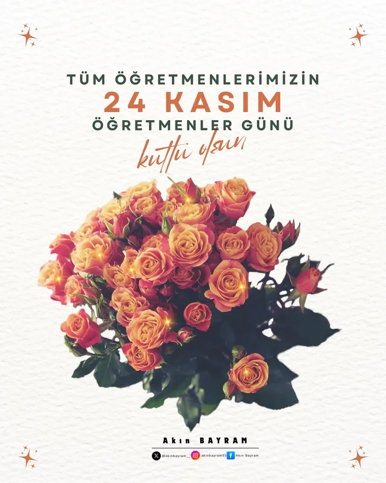 Ak Partili Bayram'dan 24 Kasım Öğretmenler Günü Mesajı Ak Partili Bayram'dan 24 Kasım Öğretmenler Günü Mesajı